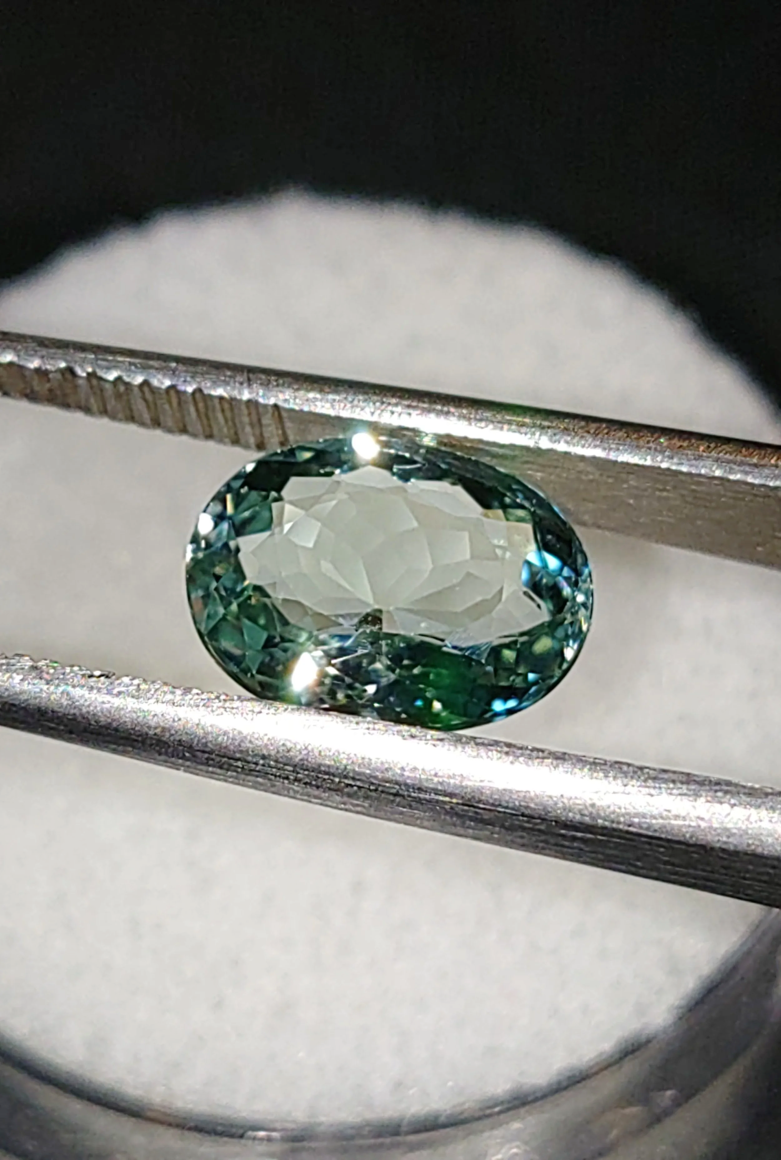 Genuine Neon Seafoam Titanium Tourmaline 1.75ct TheCoveAtFoxHollow.com