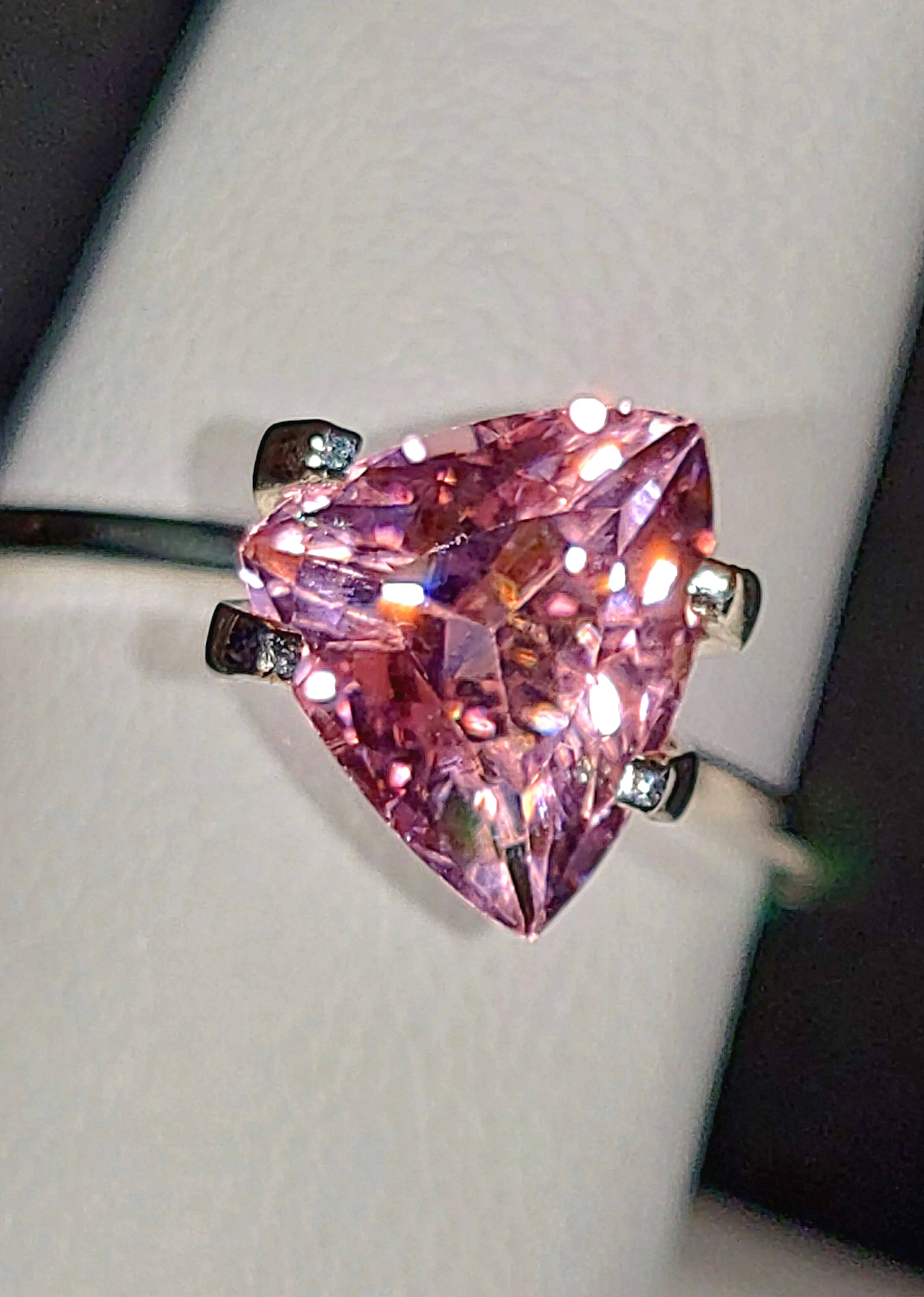 GIA Certified Genuine Neon Pink Titanium Tourmaline 2.14ct from TheCoveAtFoxHollow.com