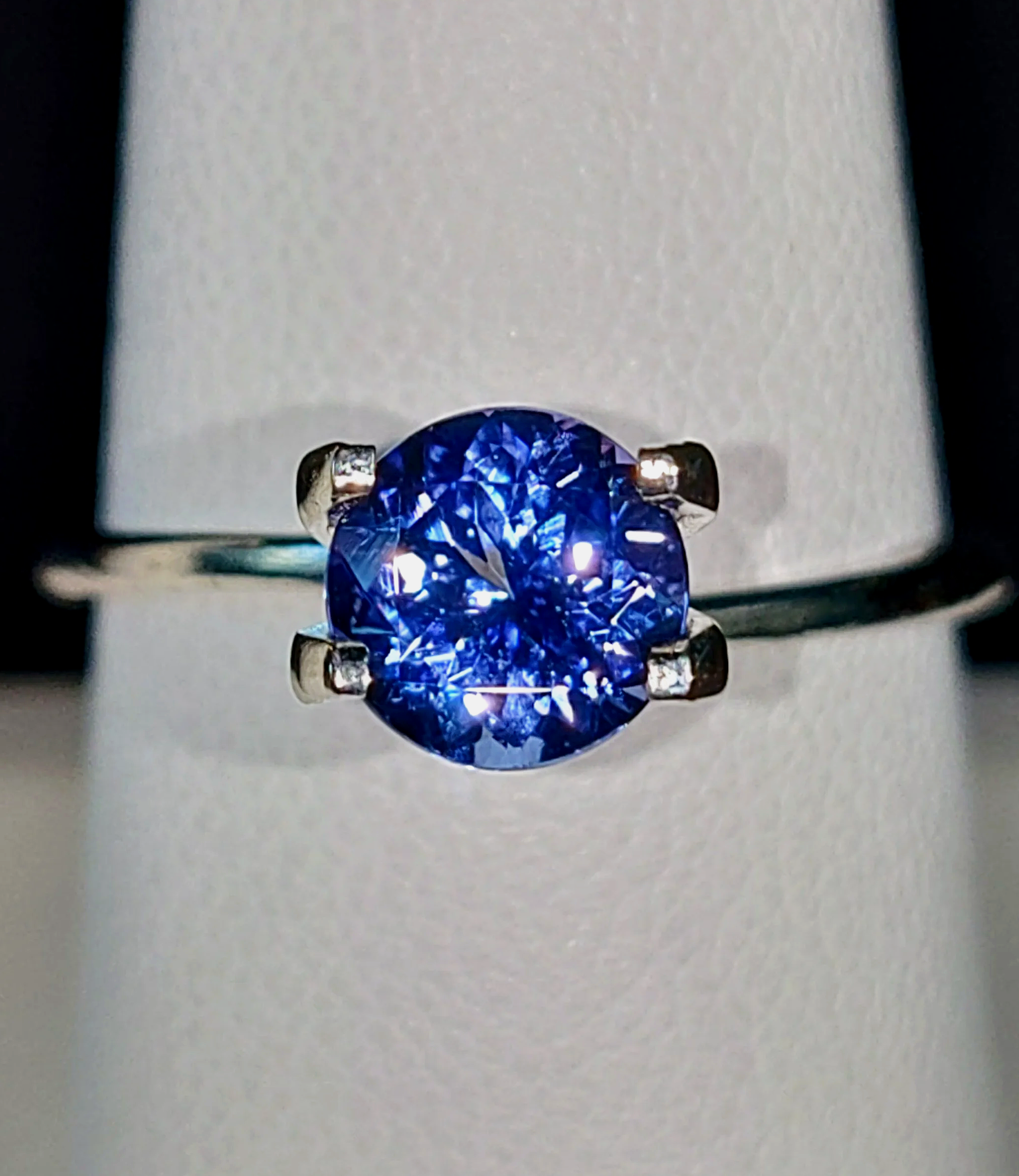 Genuine Tanzanite 1.29ct from TheCoveAtFoxHollow.com