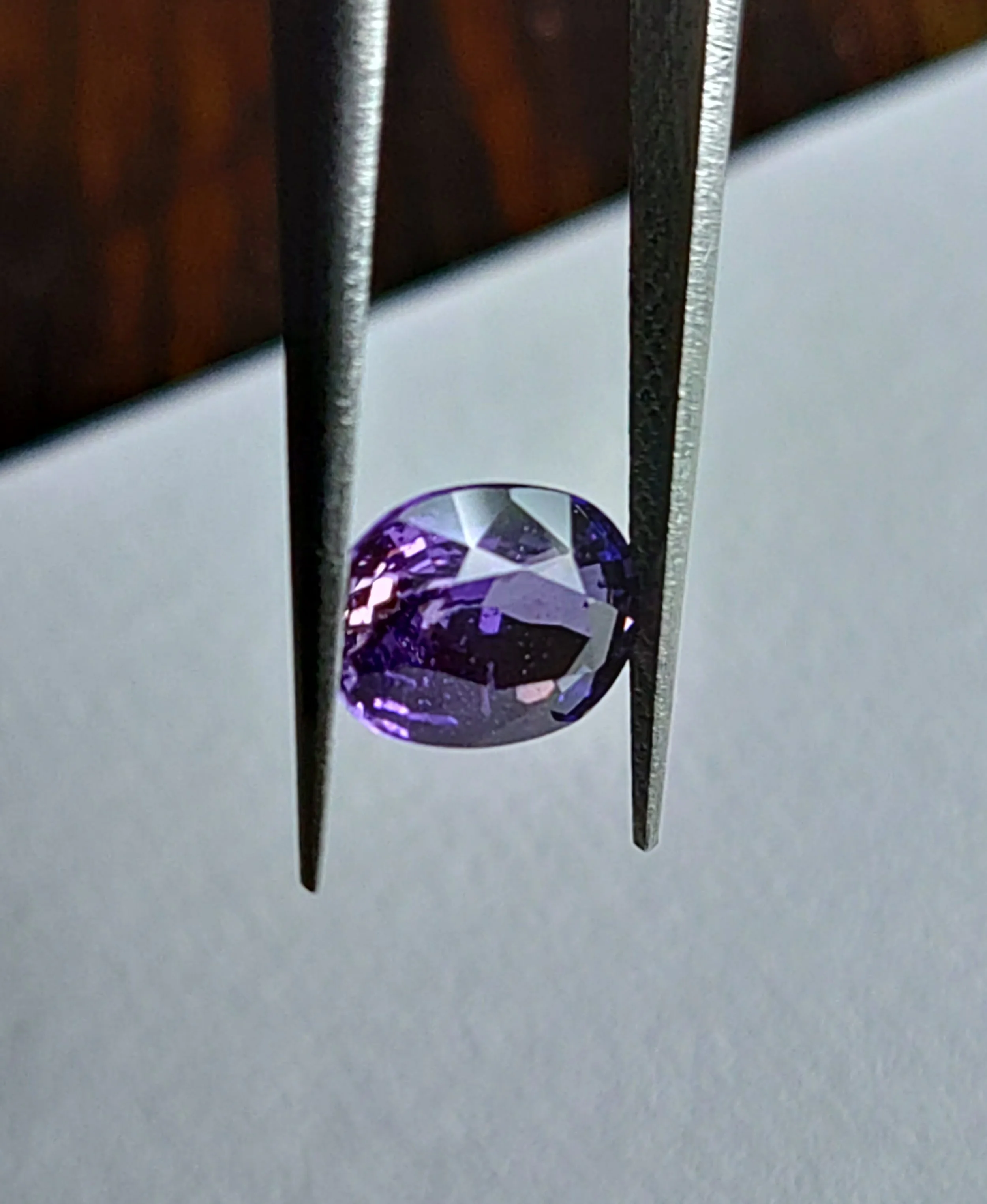 Genuine Ceylon Color Change Sapphire at 1.50ct from TheCoveAtFoxHollow.com