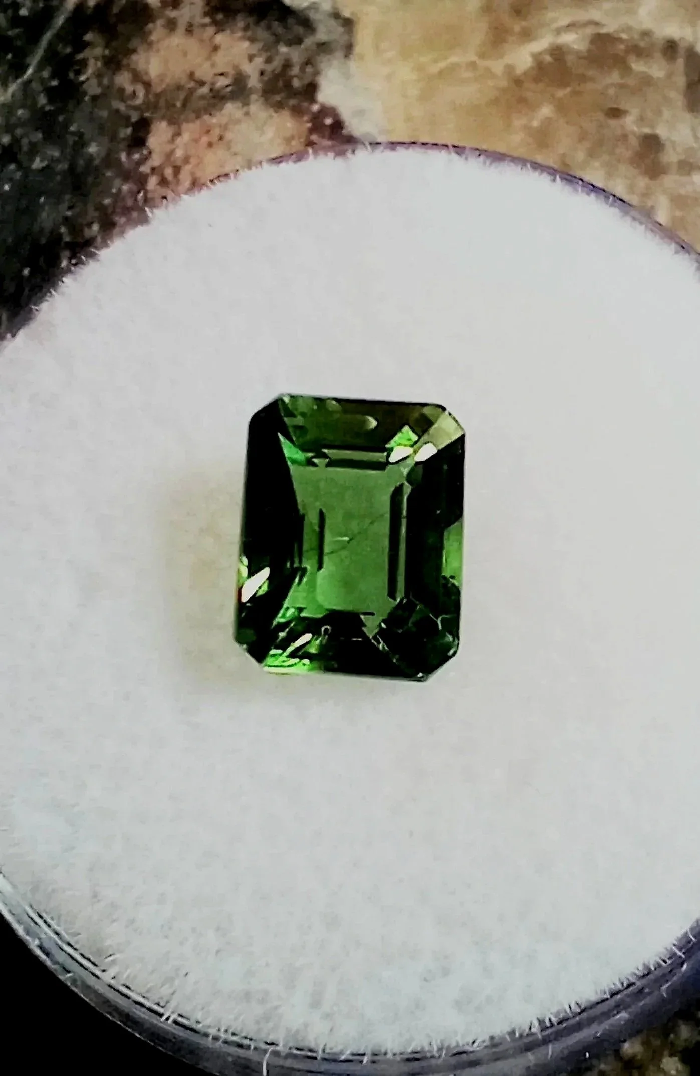 Genuine Unheated Green Apatite 1.93ct from TheCoveAtFoxHollow.com