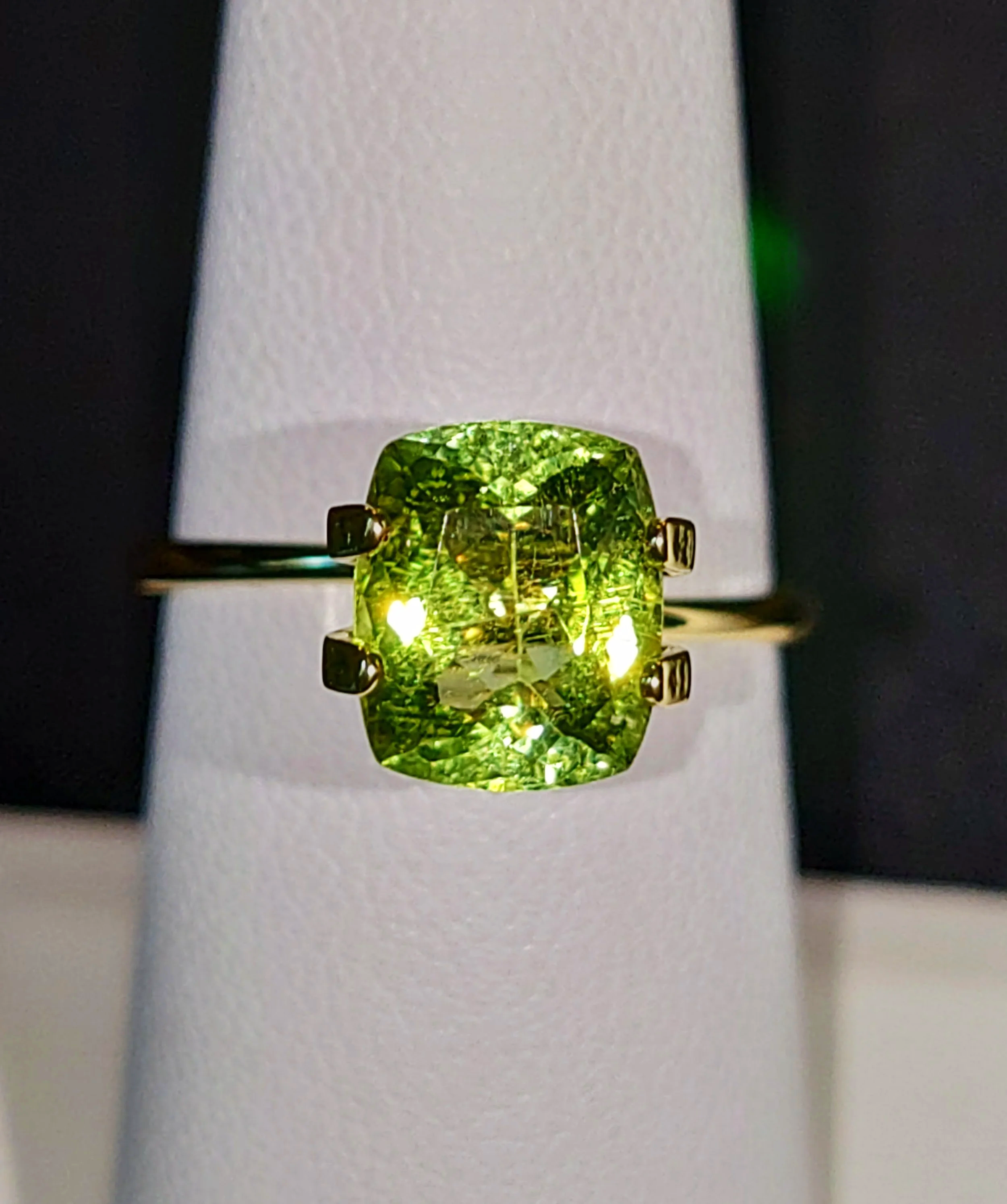 Genuine Neon Green Titanium Tourmaline 2.13ct TheCoveAtFoxHollow.com