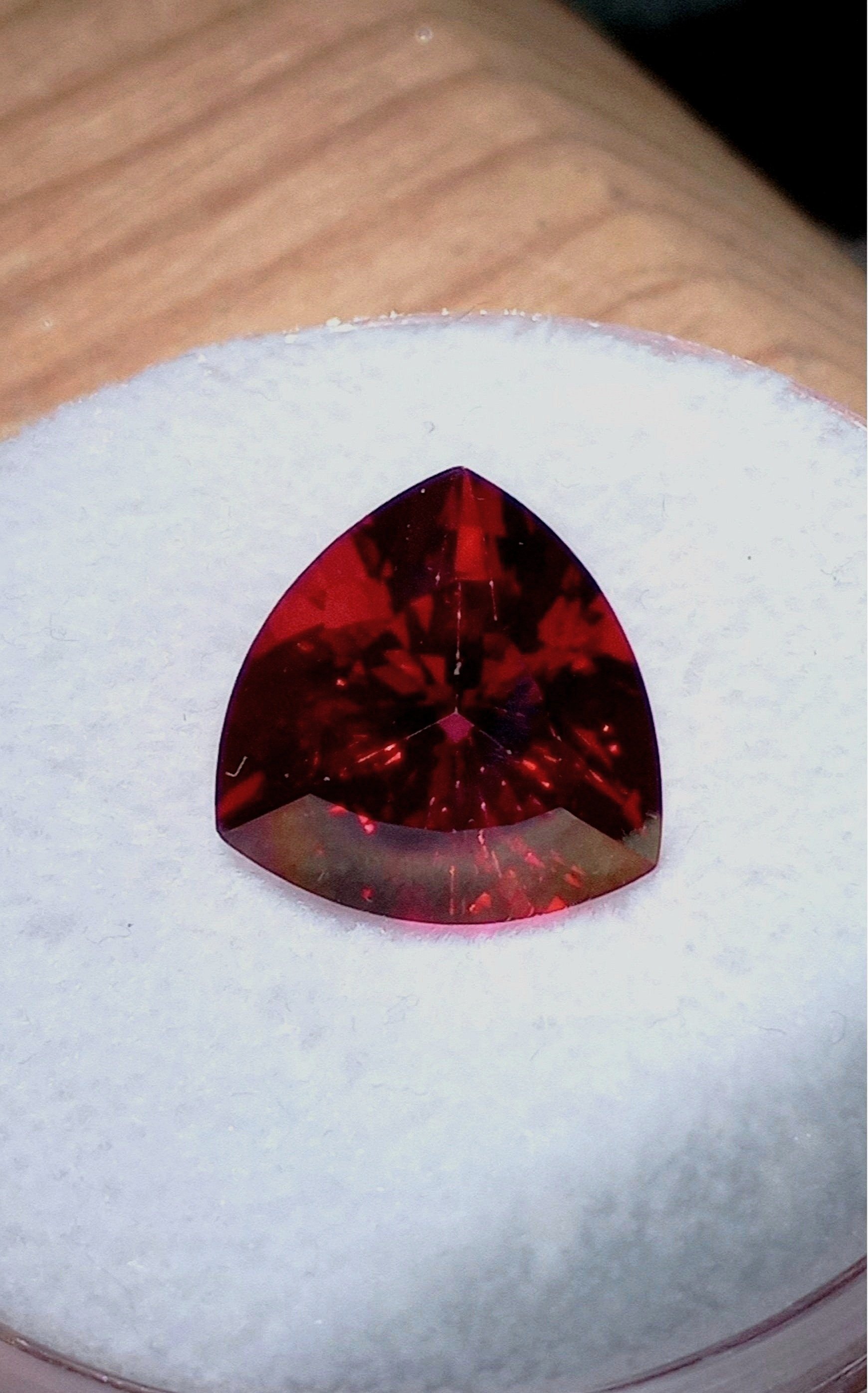 Genuine Red Treated Topaz 11.50ct from thecoveatfoxhollow.com
