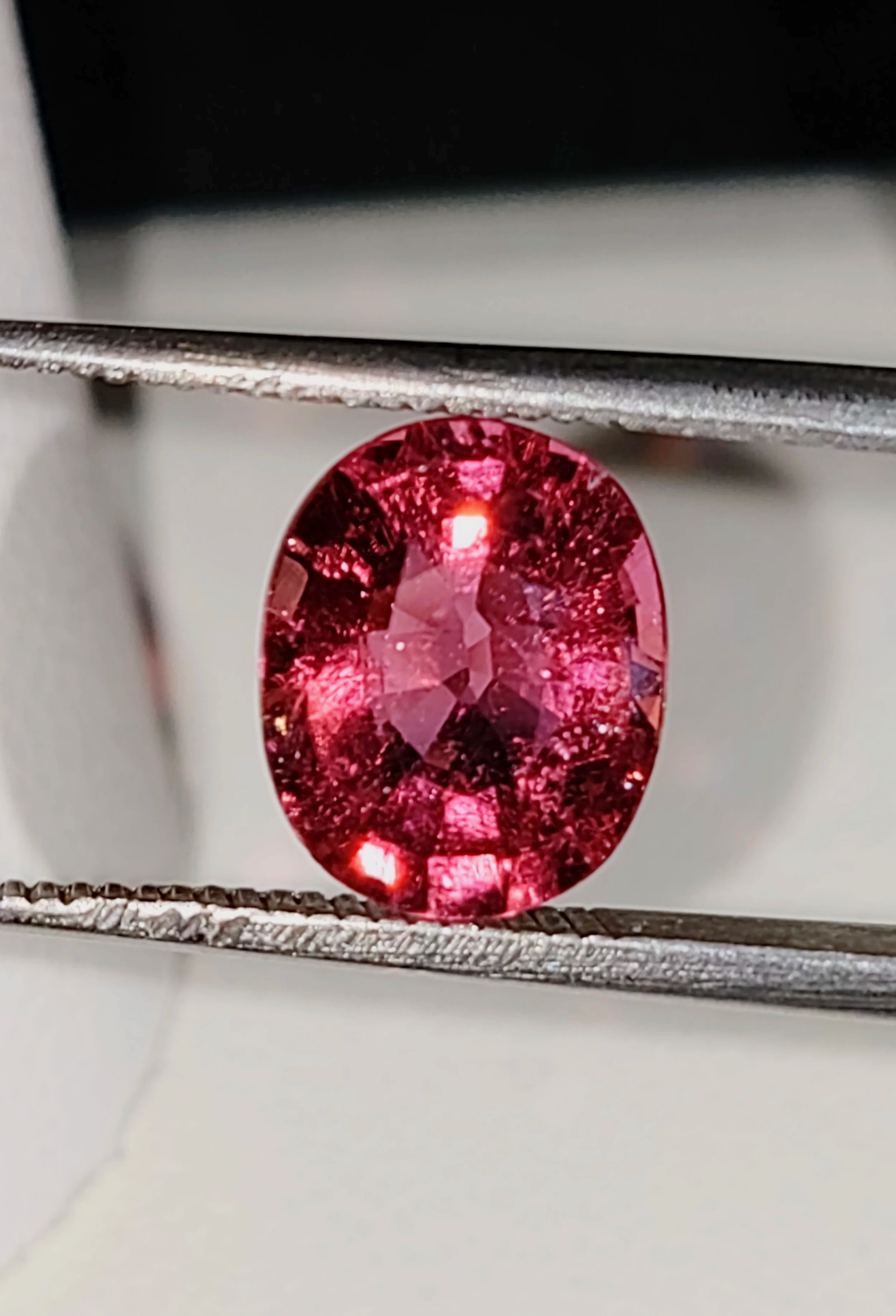 Genuine Neon Hot Pink Titanium Tourmaline 1.90ct TheCoveAtFoxHollow.com