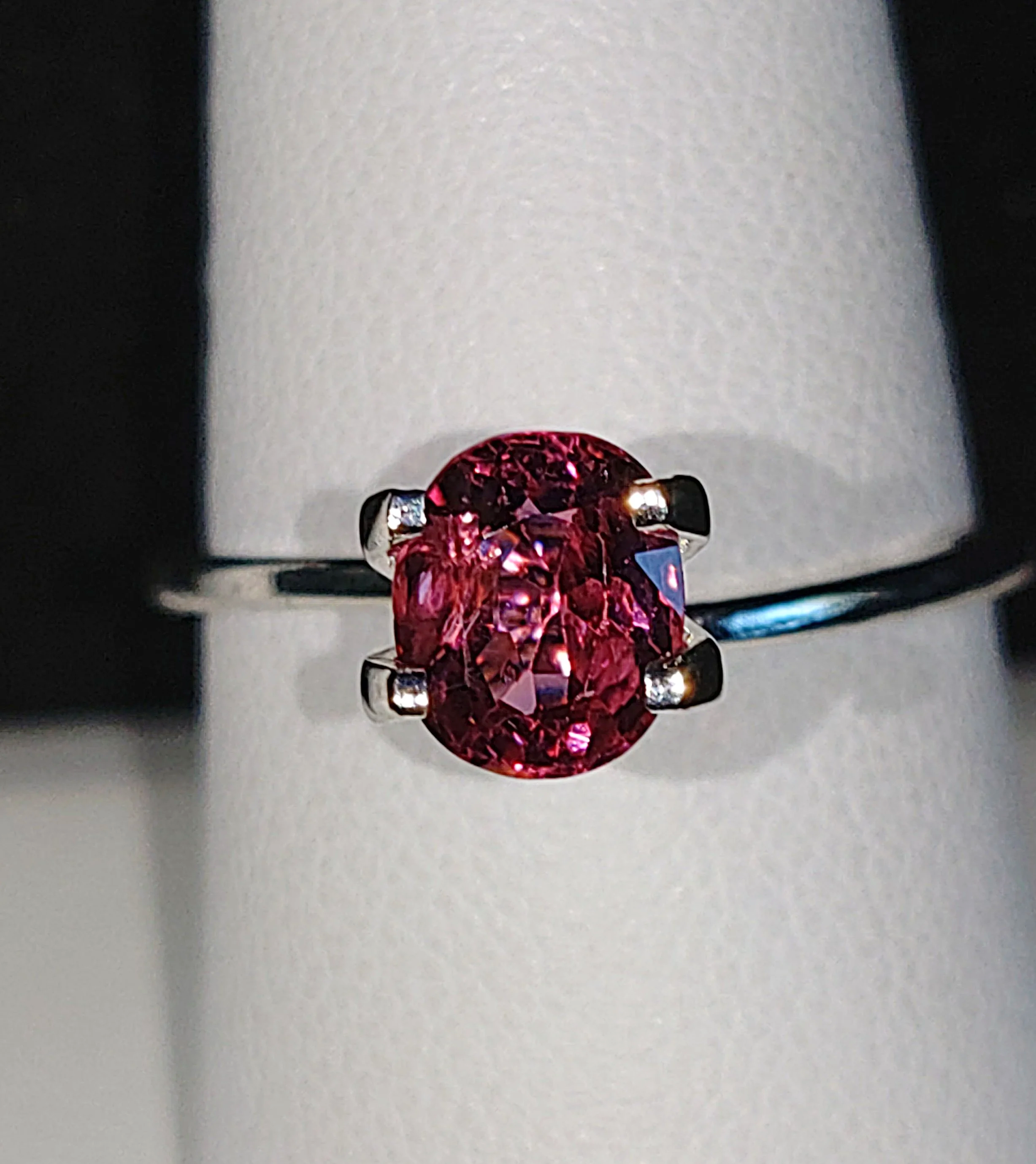 Genuine Red Spinel 1.26ct from TheCoveAtFoxHollow.com
