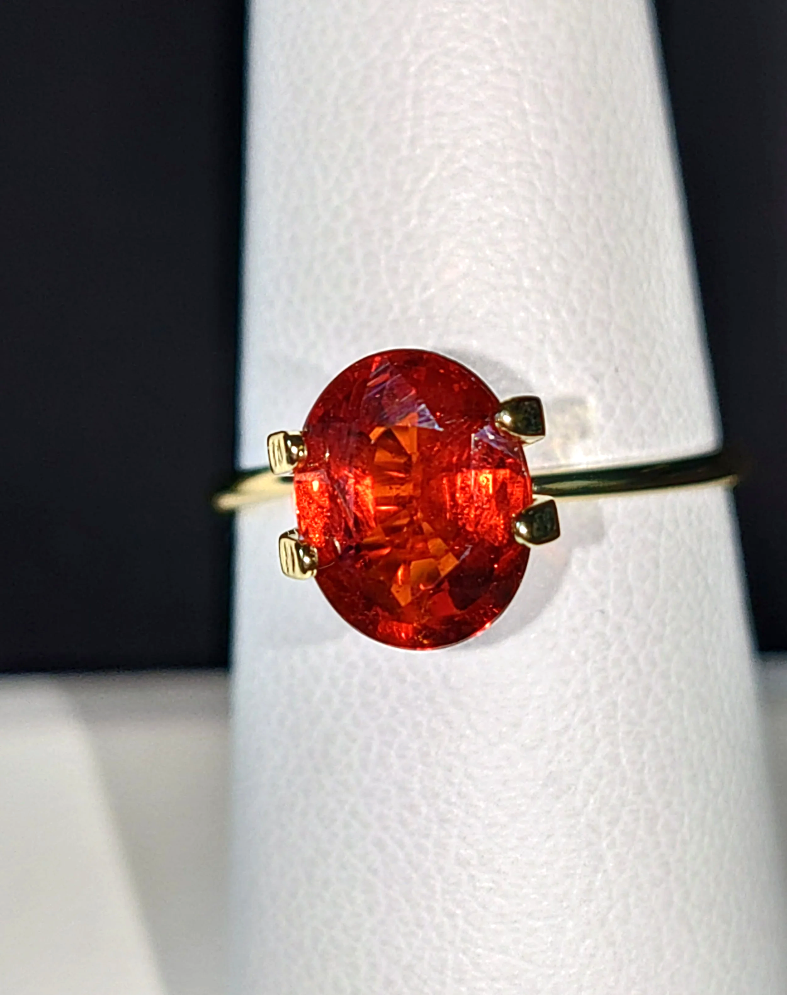 Genuine Red Spessartite Garnet 2.35ct from TheCoveAtFoxHollow.com