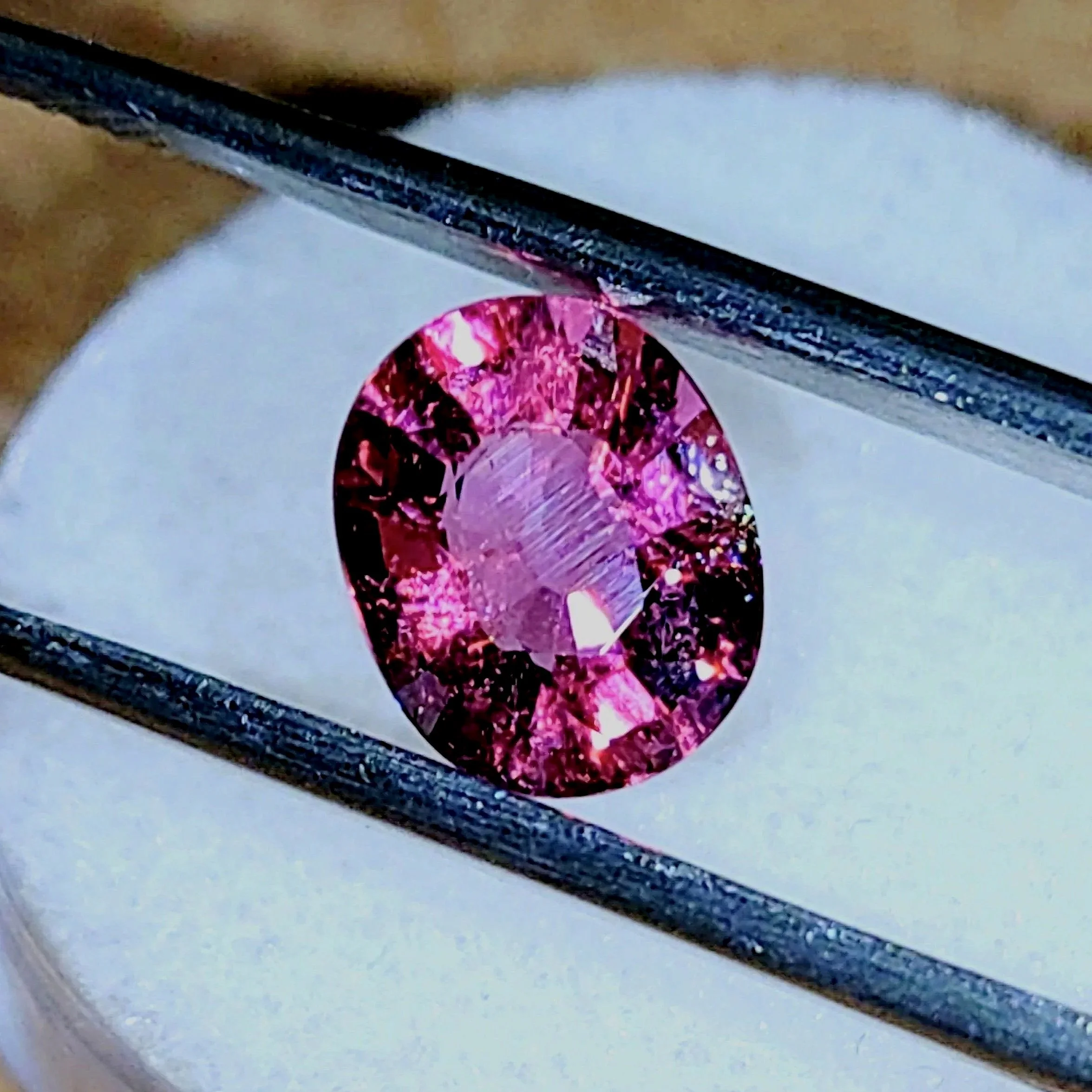 Genuine Neon Hot Pink Titanium Tourmaline 1.90ct TheCoveAtFoxHollow.com
