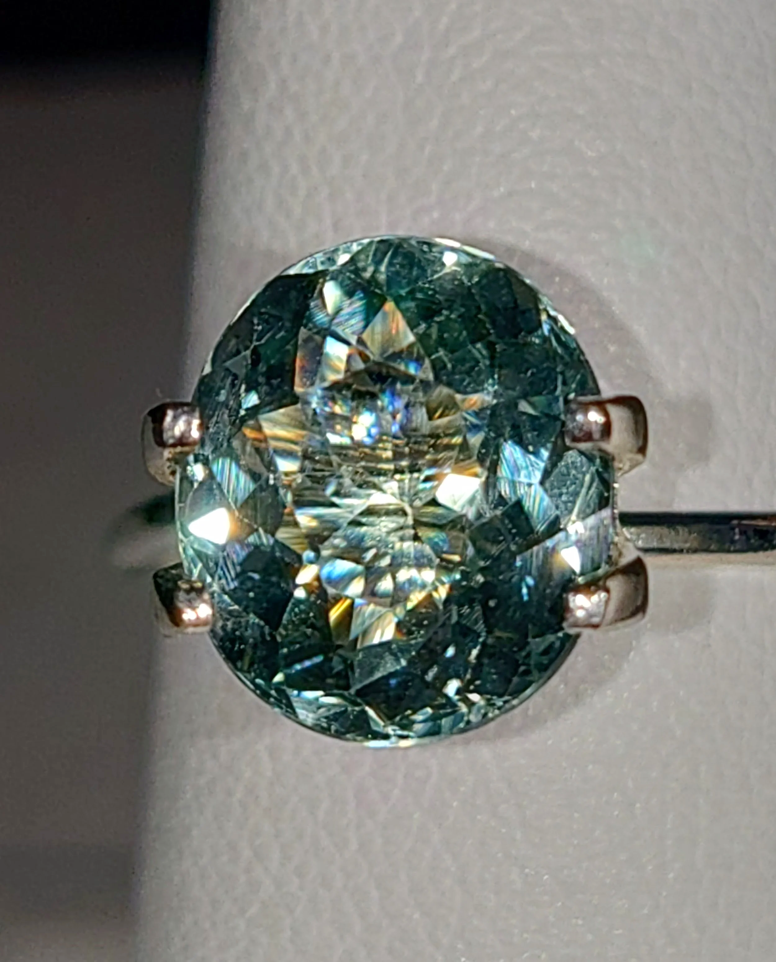 Genuine Neon Seafoam Titanium Tourmaline 3.18ct from TheCoveAtFoxHollow.com