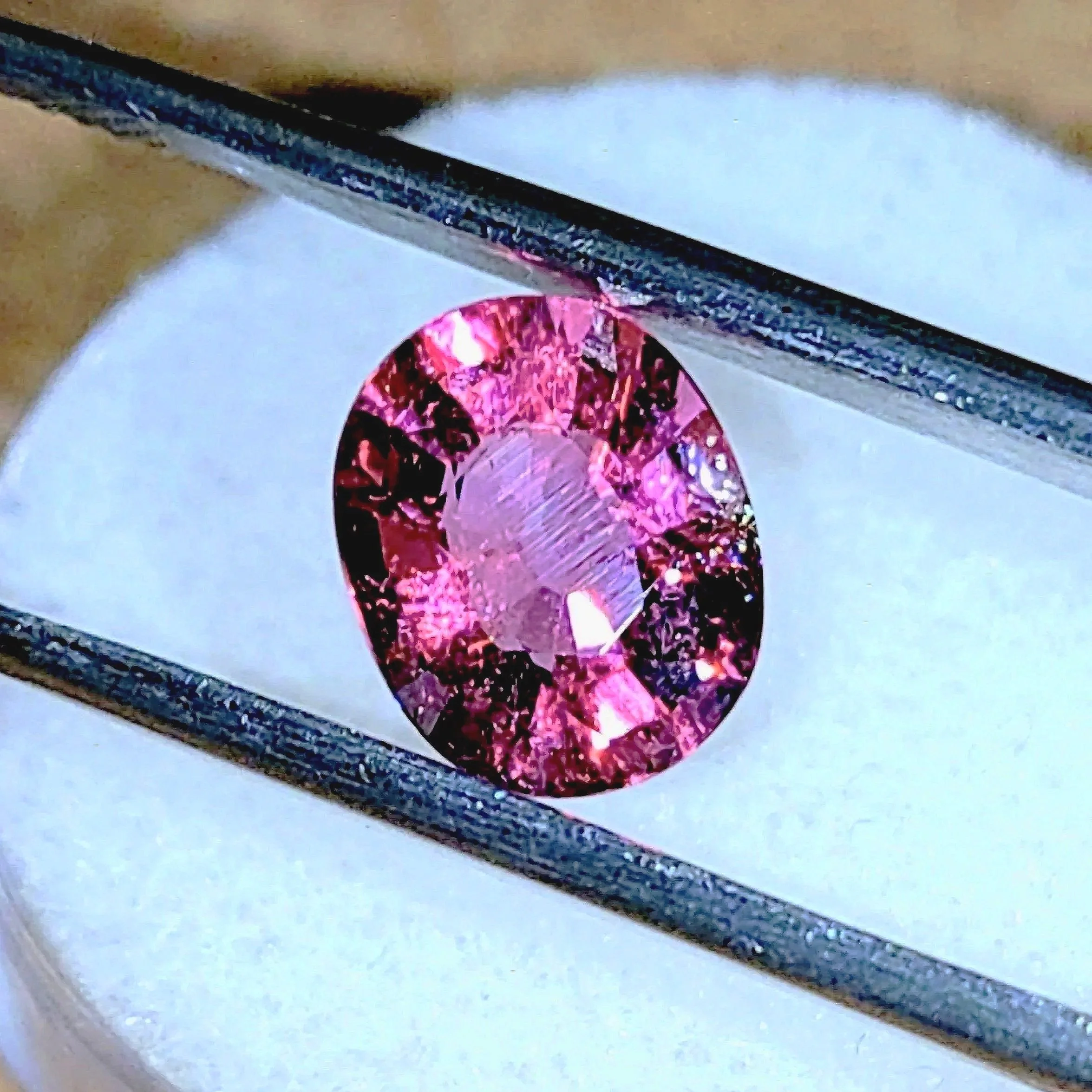 Genuine Neon Hot Pink Titanium Tourmaline 1.90ct TheCoveAtFoxHollow.com