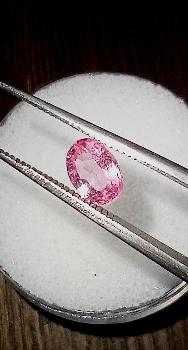 Genuine Padparadscha Sapphire .71ct from thecoveatfoxhollow.com