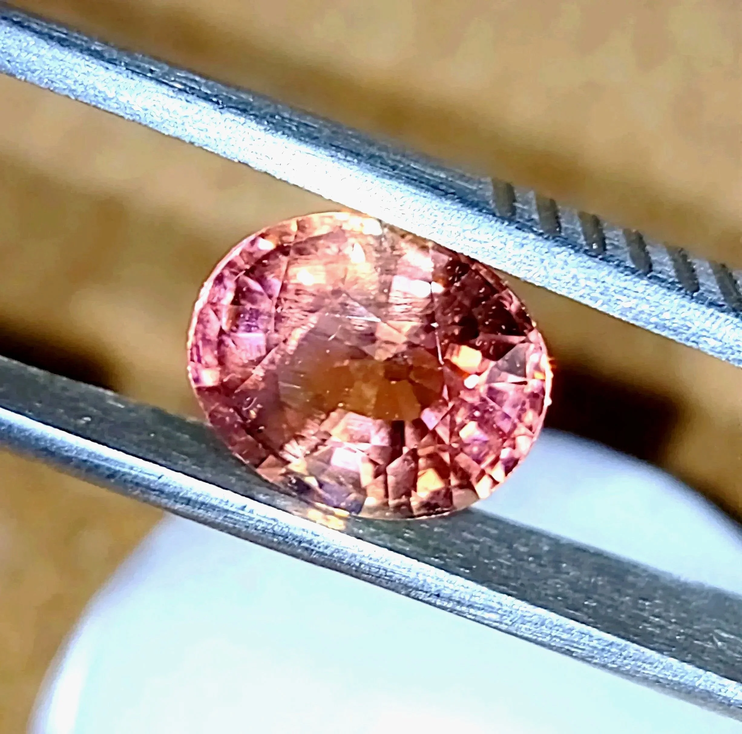 Genuine Neon Pink Orange Purple Titanium Tourmaline 3.26ct from TheCoveAtFoxHollow.com