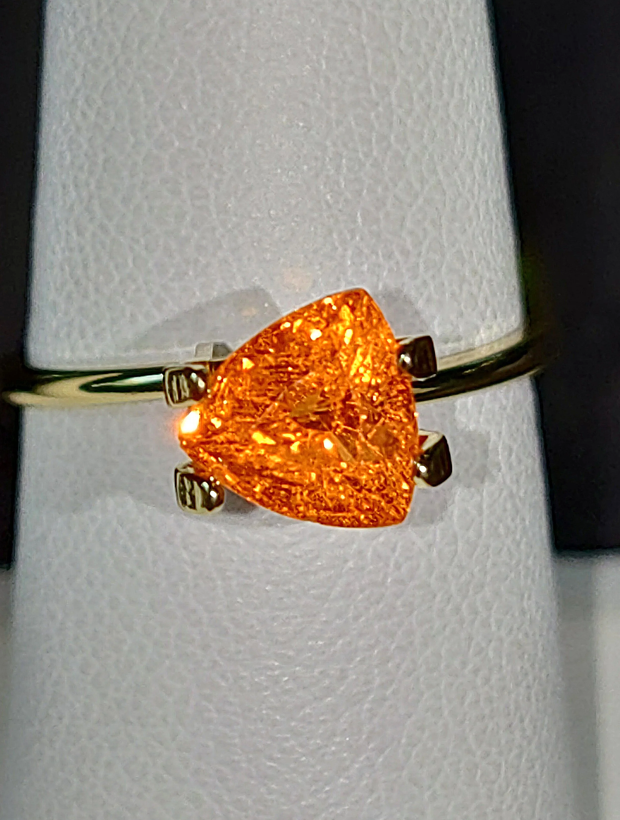 Genuine Mandarin Garnet 1.92ct from TheCoveAtFoxHollow.com