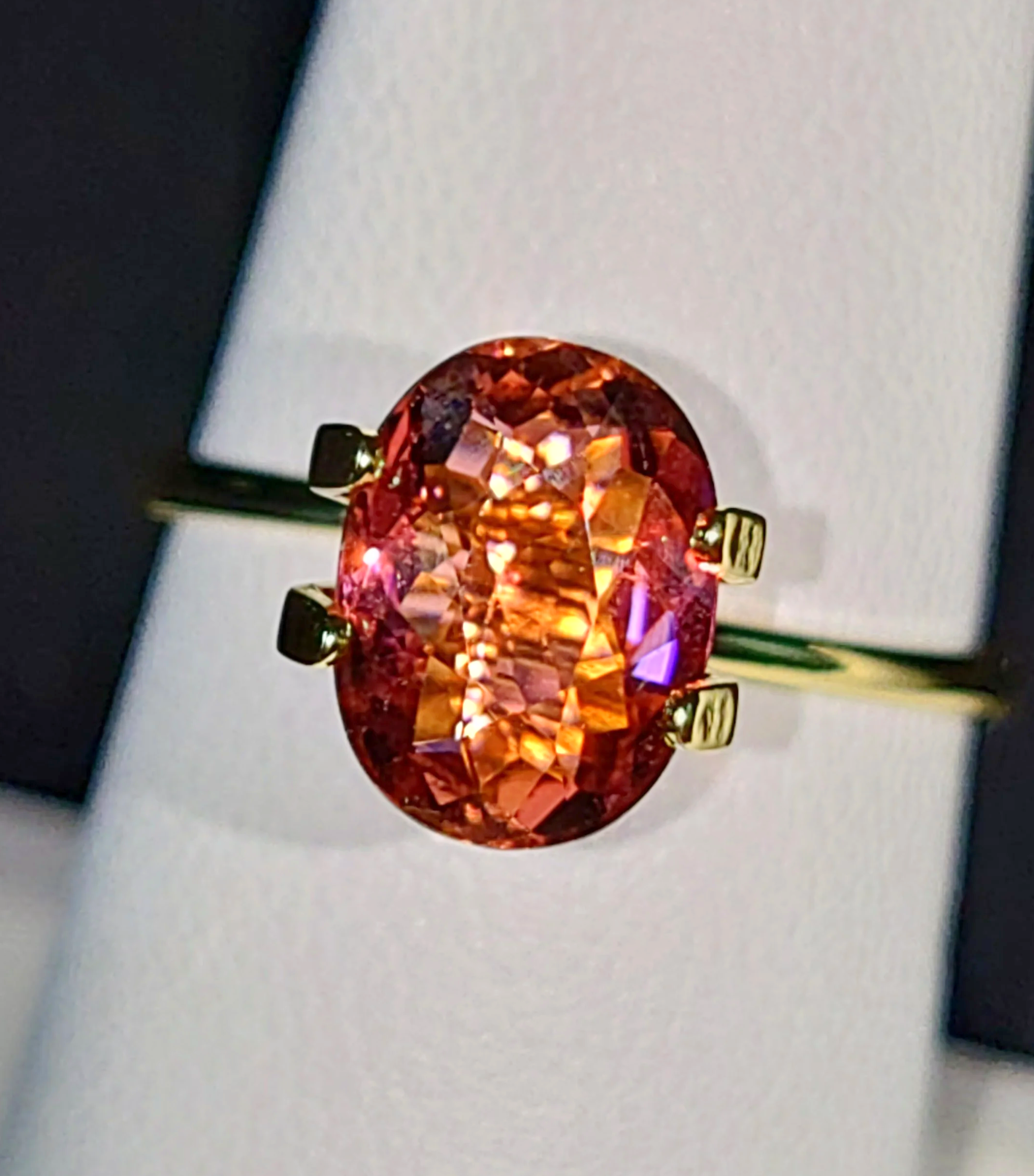 Genuine Neon Hot Pink Titanium Tourmaline 1.74ct from TheCoveAtFoxHollow.com
