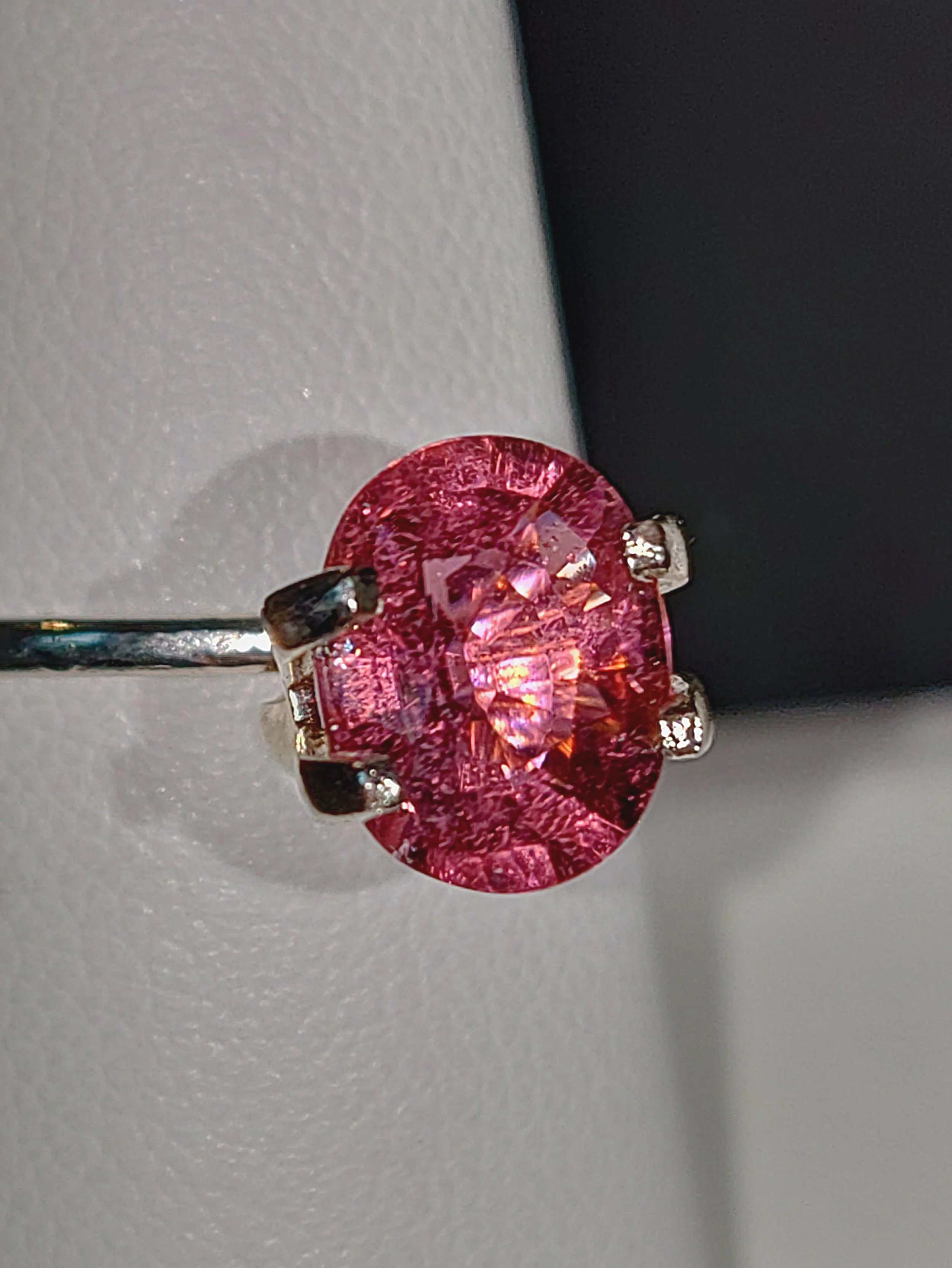 Genuine Neon Hot Pink Titanium Tourmaline 1.90ct TheCoveAtFoxHollow.com