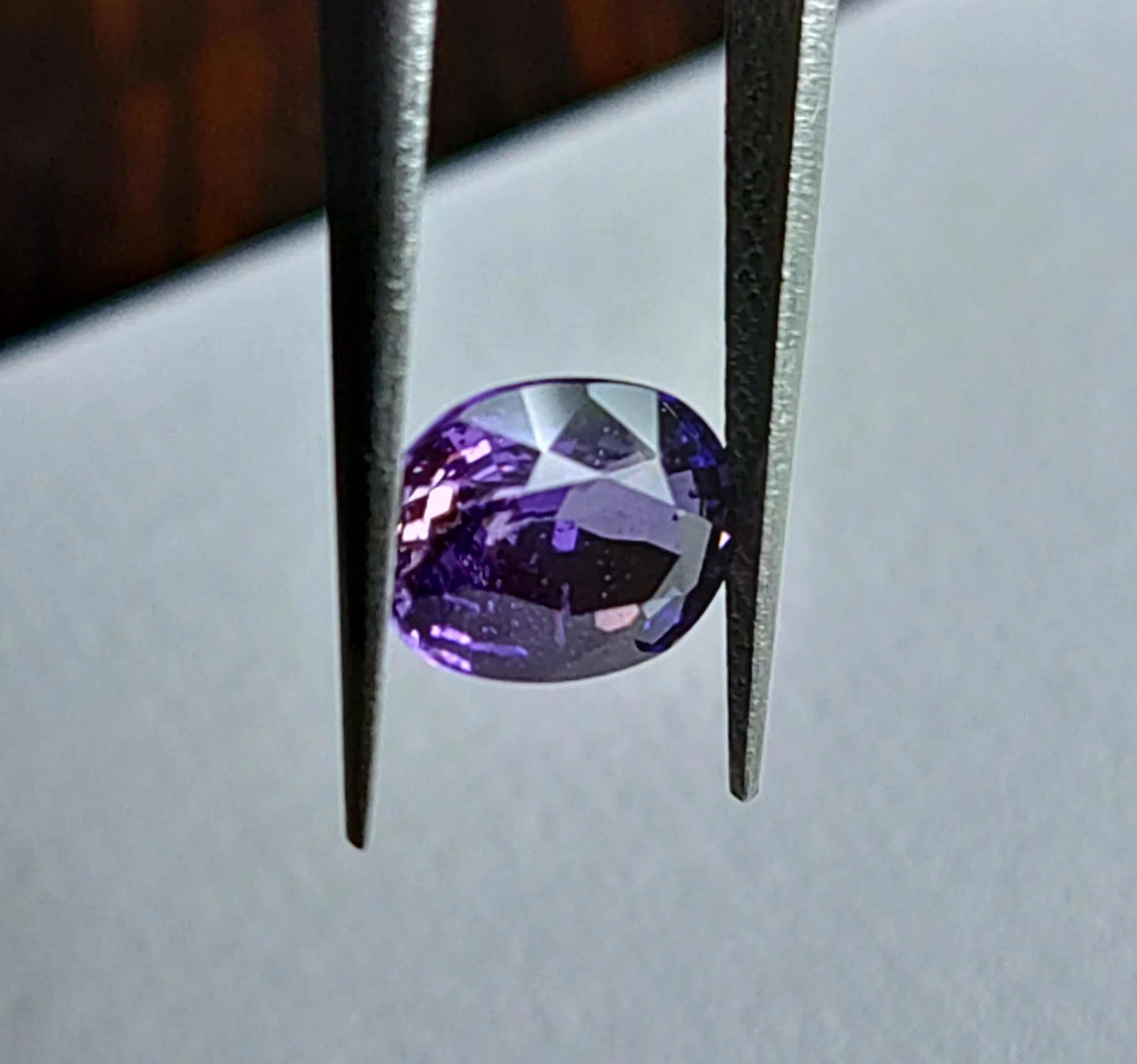 Genuine Ceylon Color Change Sapphire at 1.50ct from TheCoveAtFoxHollow.com