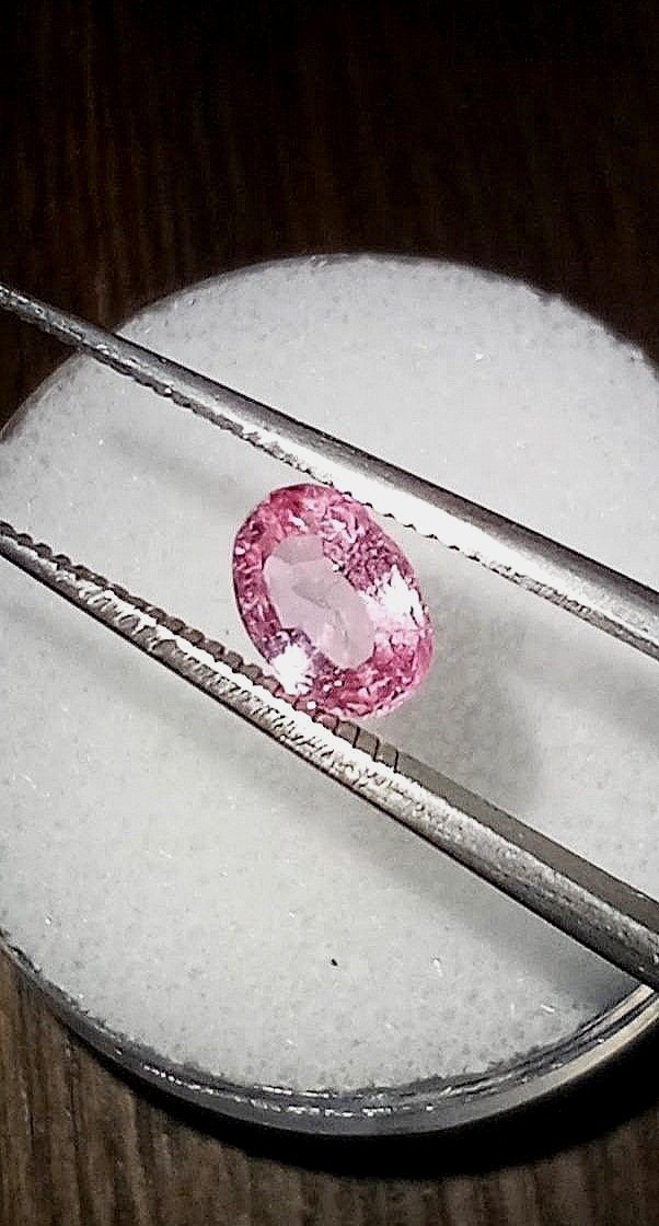 Genuine Padparadscha Sapphire .71ct from thecoveatfoxhollow.com