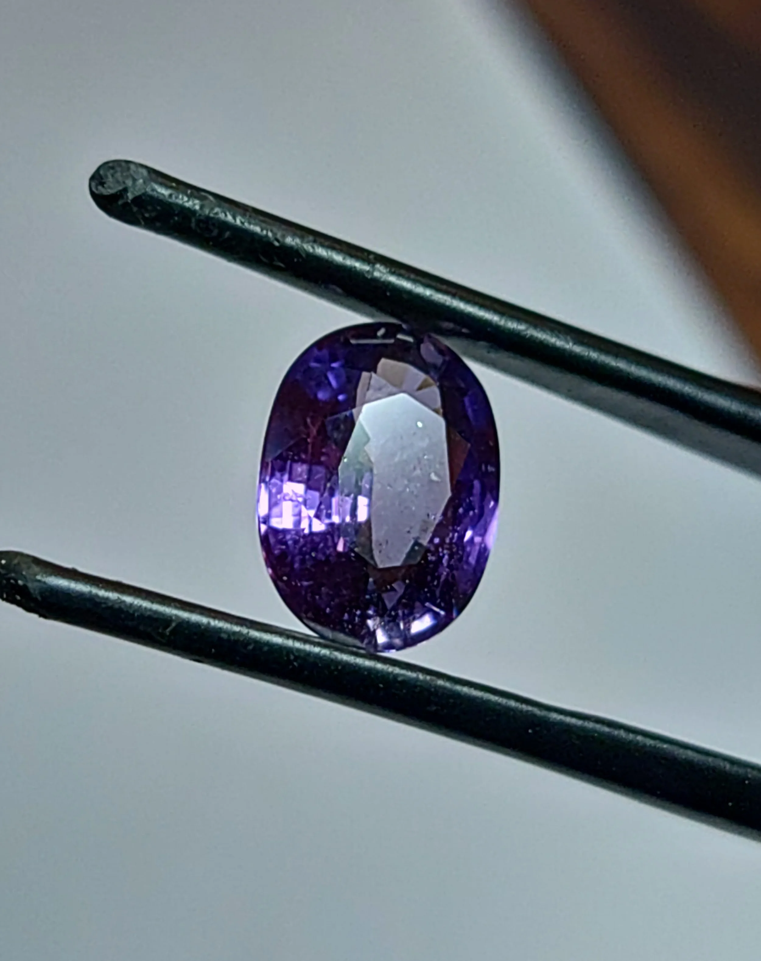 Genuine Ceylon Color Change Sapphire at 1.50ct from TheCoveAtFoxHollow.com