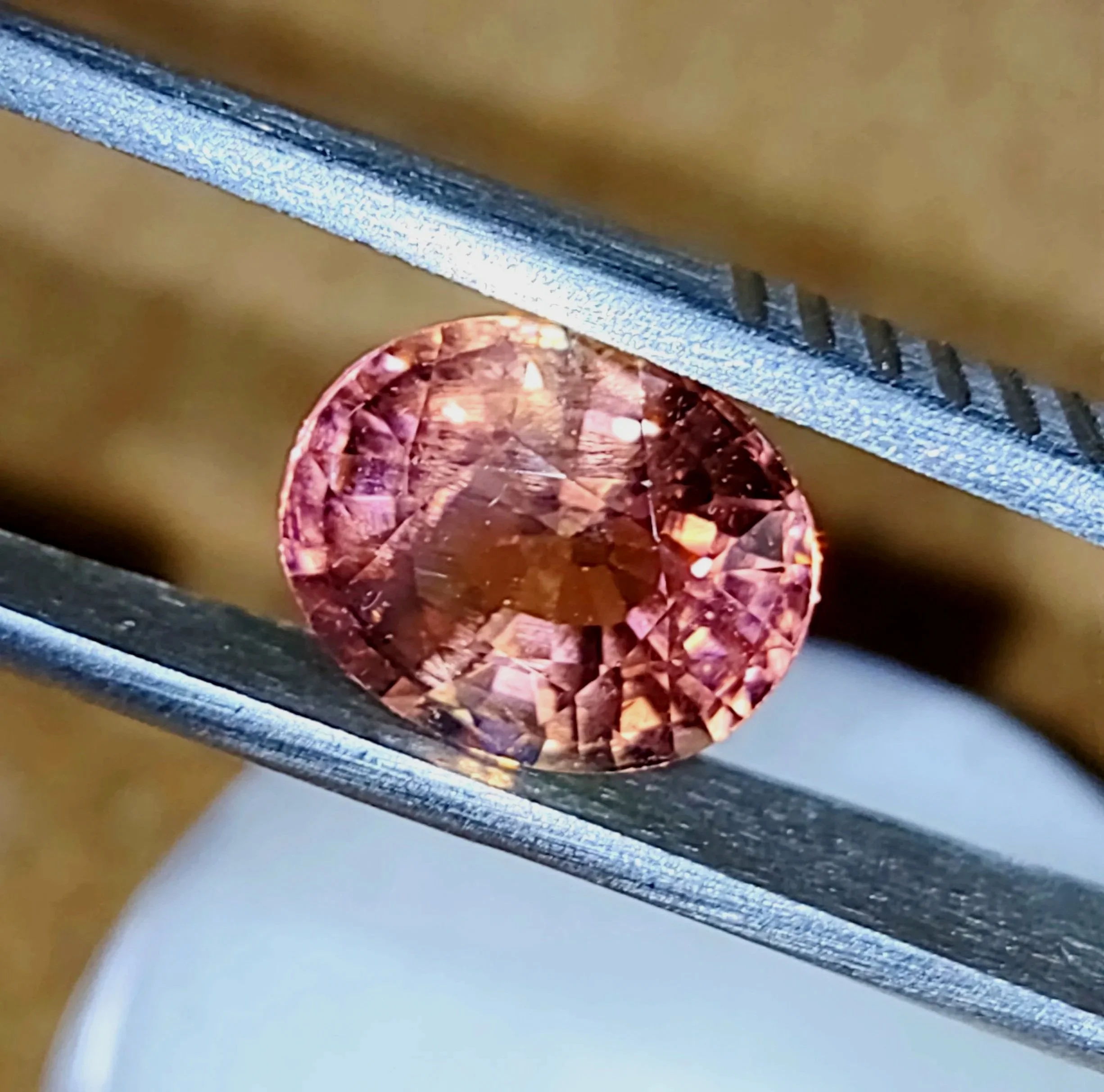 Genuine Pink Orange Purple Titanium Tourmaline 3.26ct from TheCoveAtFoxHollow.com