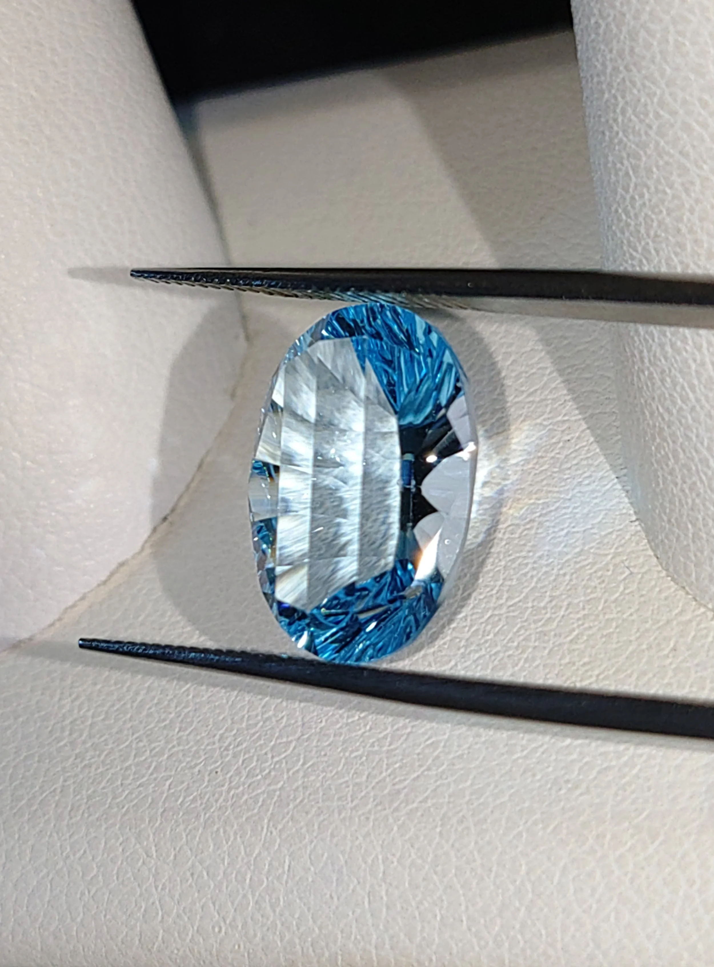 Genuine Swiss Blue Topaz 6.71ct from TheCoveAtFoxHollow.com