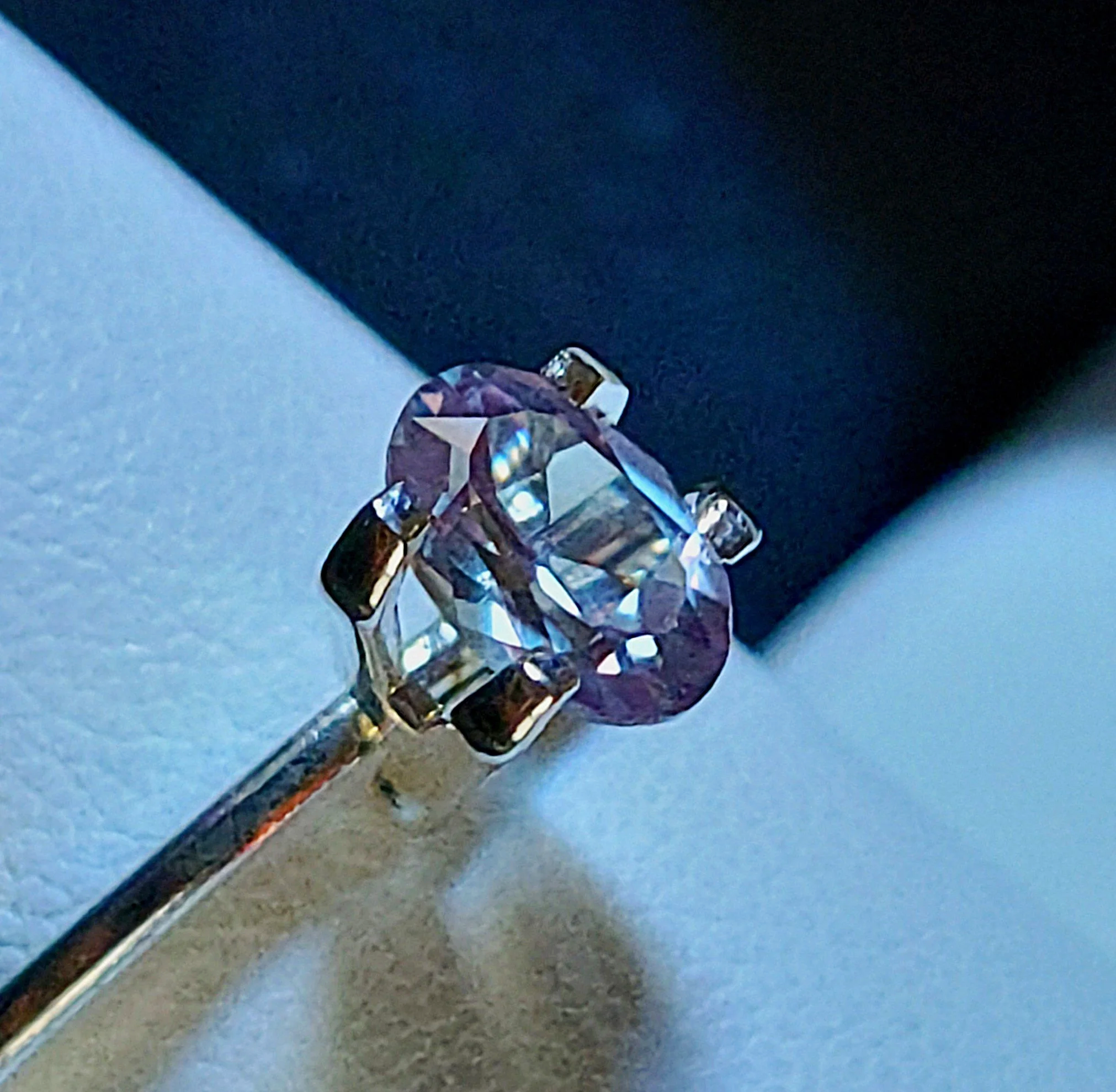 Genuine Alexandrite .87ct from TheCoveAtFoxHollow.com