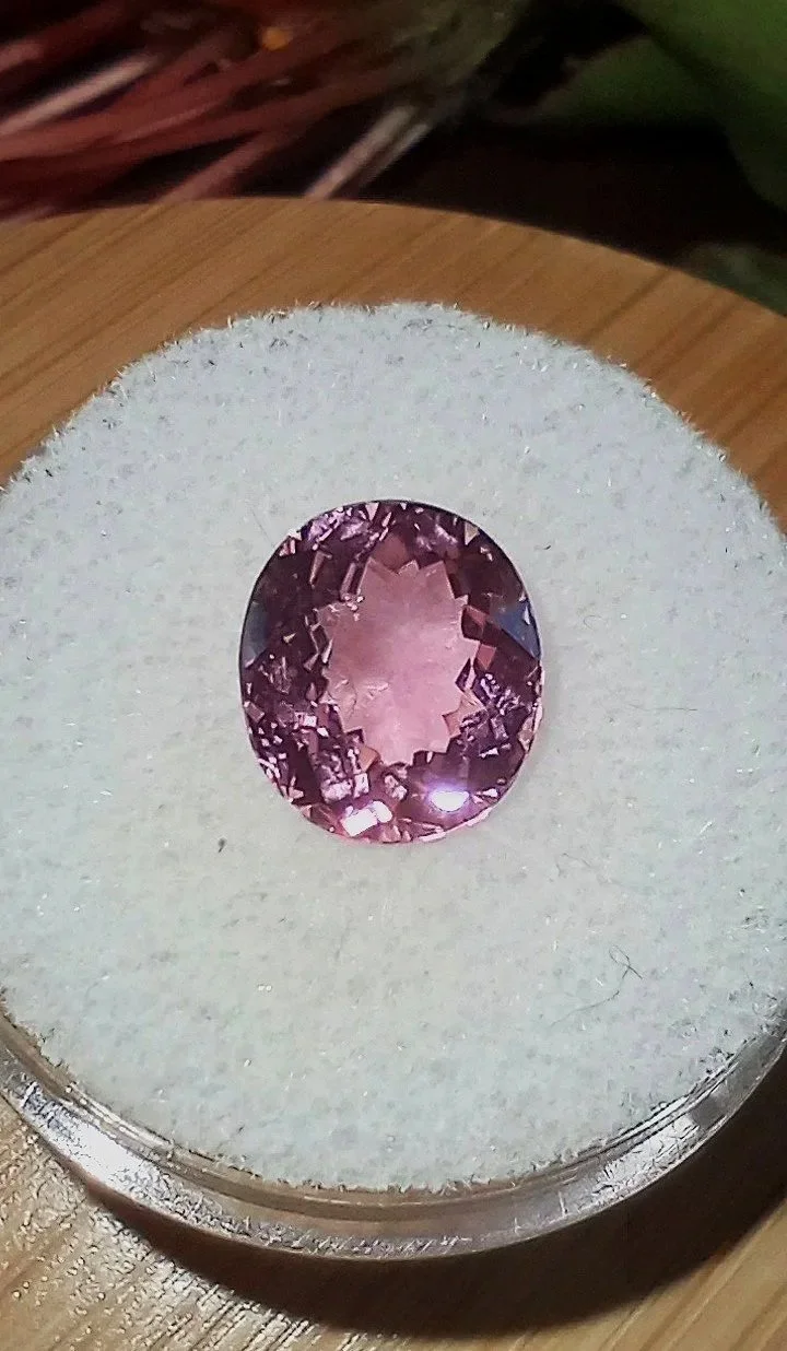 Genuine Neon Pink Titanium Tourmaline 3ct from TheCoveAtFoxHollow.com