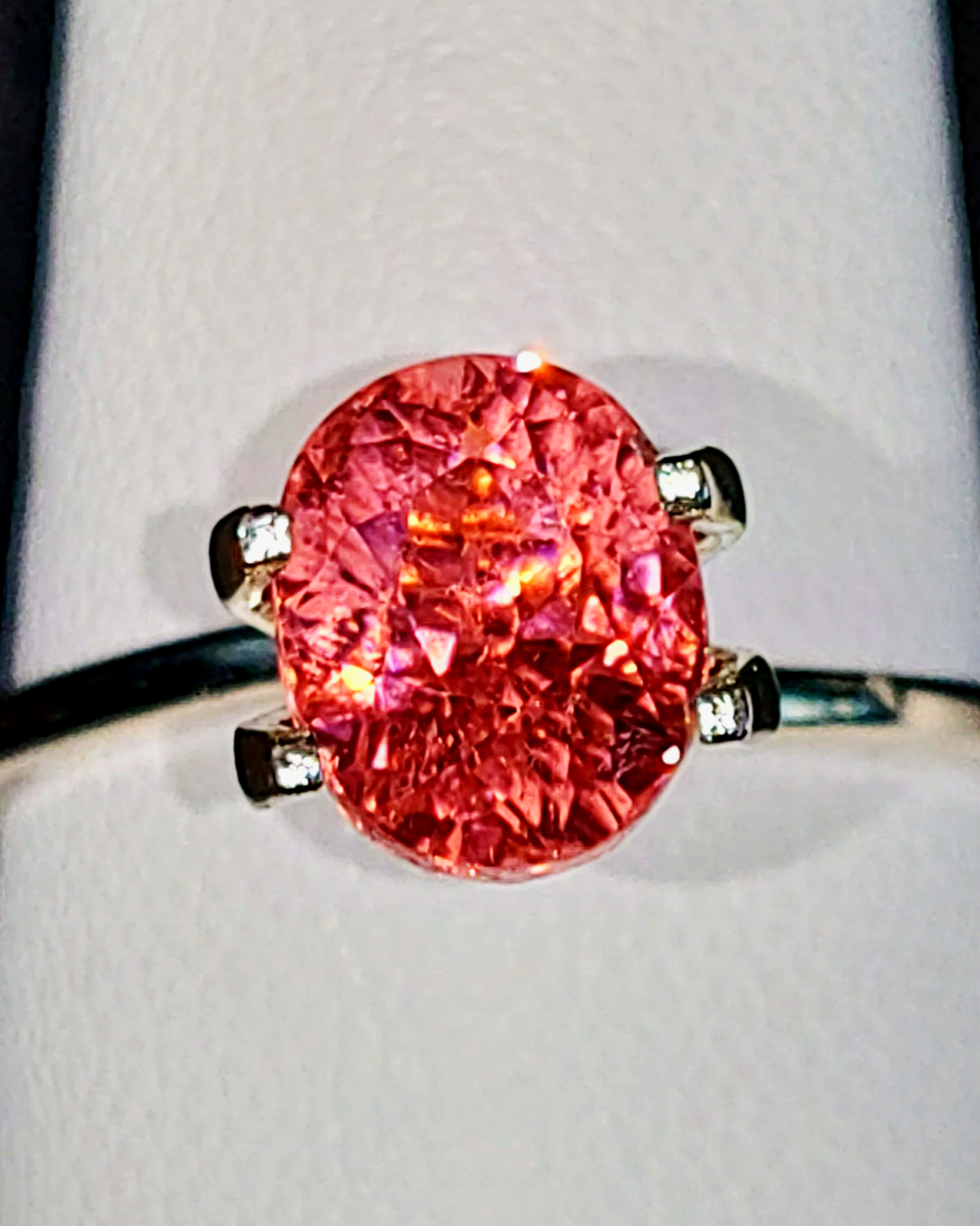 Genuine Neon Hot Pink Titanium Tourmaline 2.58ct