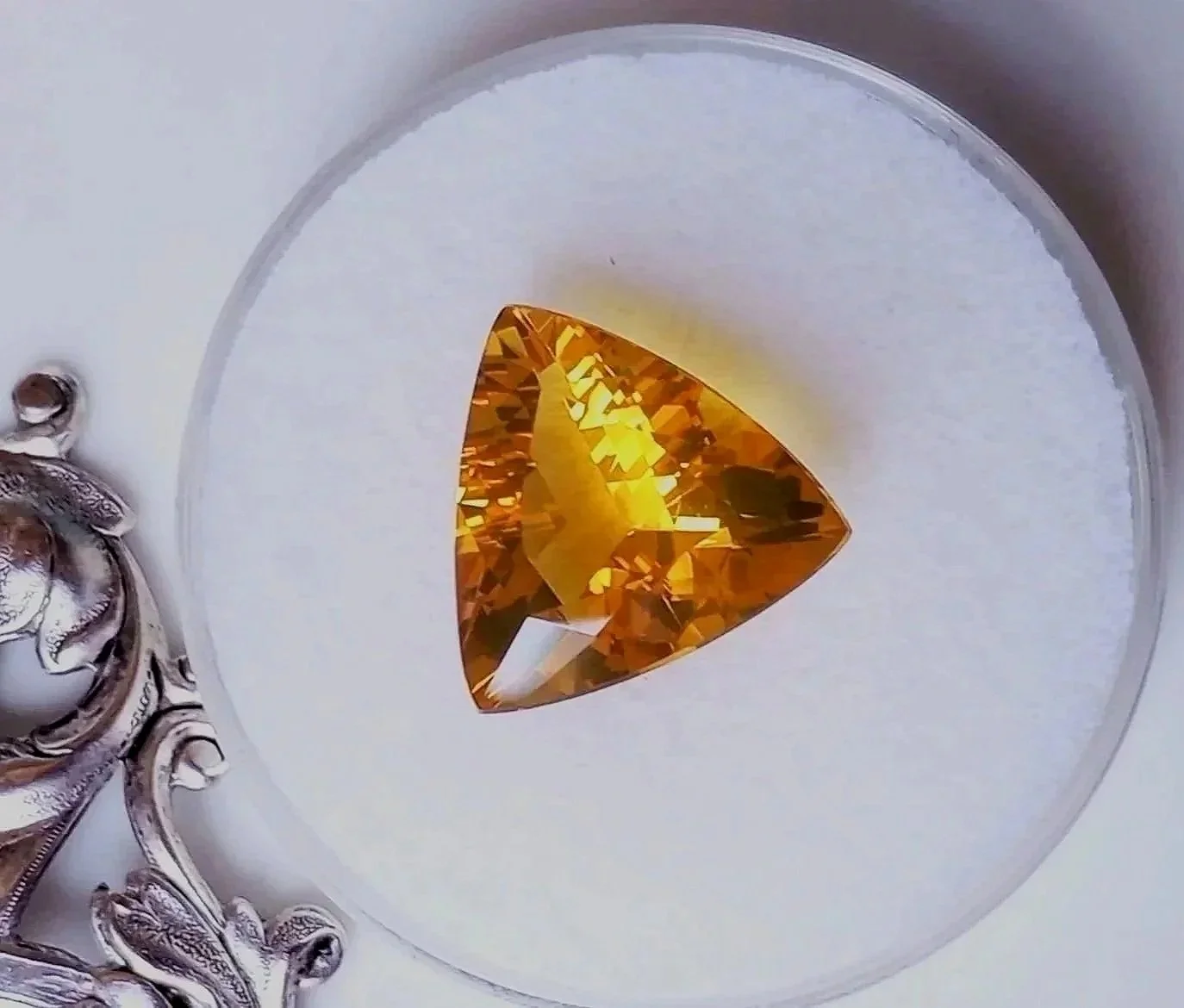 GIA Certified Yellow Fire Opal 8.82ct