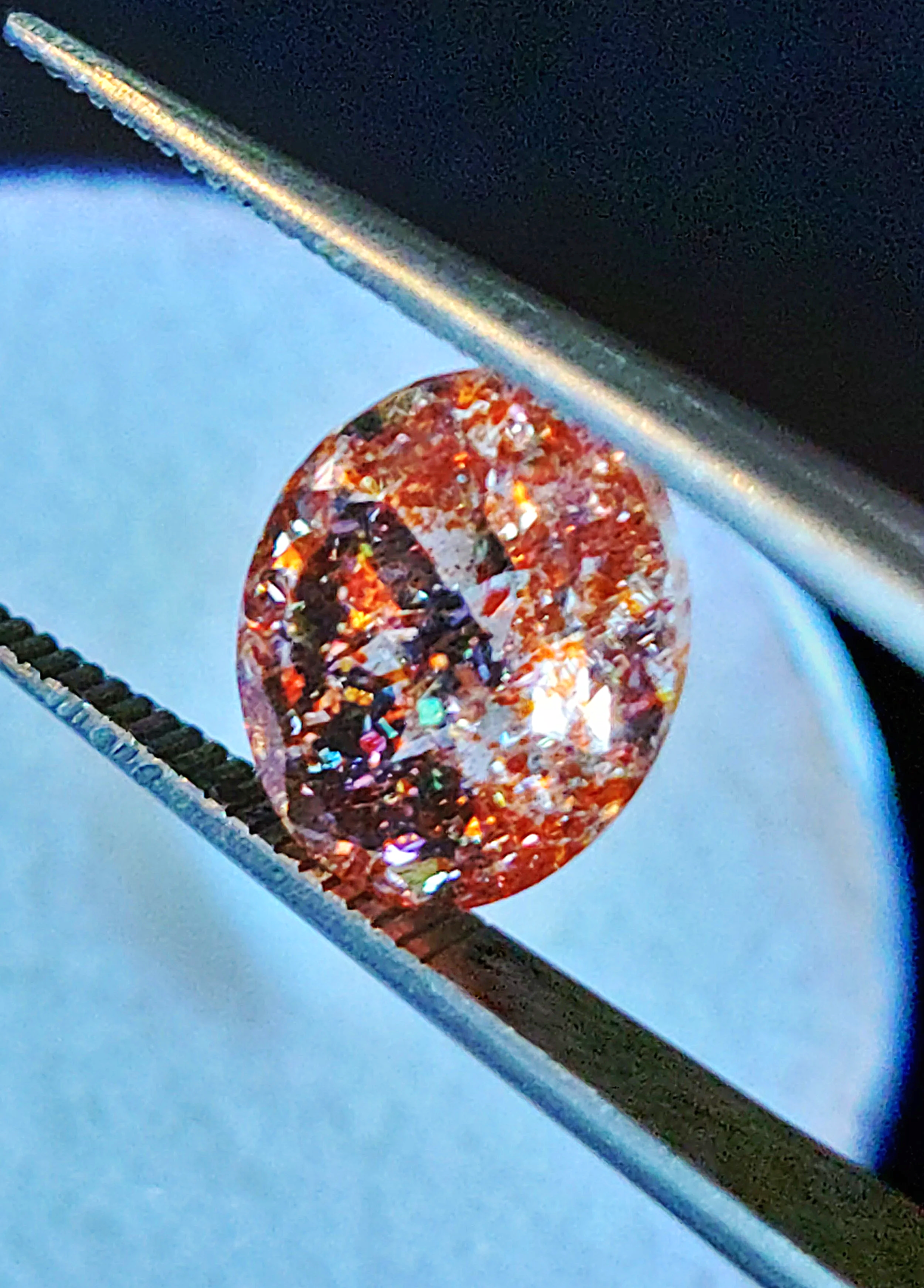 Genuine Tanzanian Sunstone 2.56ct from TheCoveAtFoxHollow.com