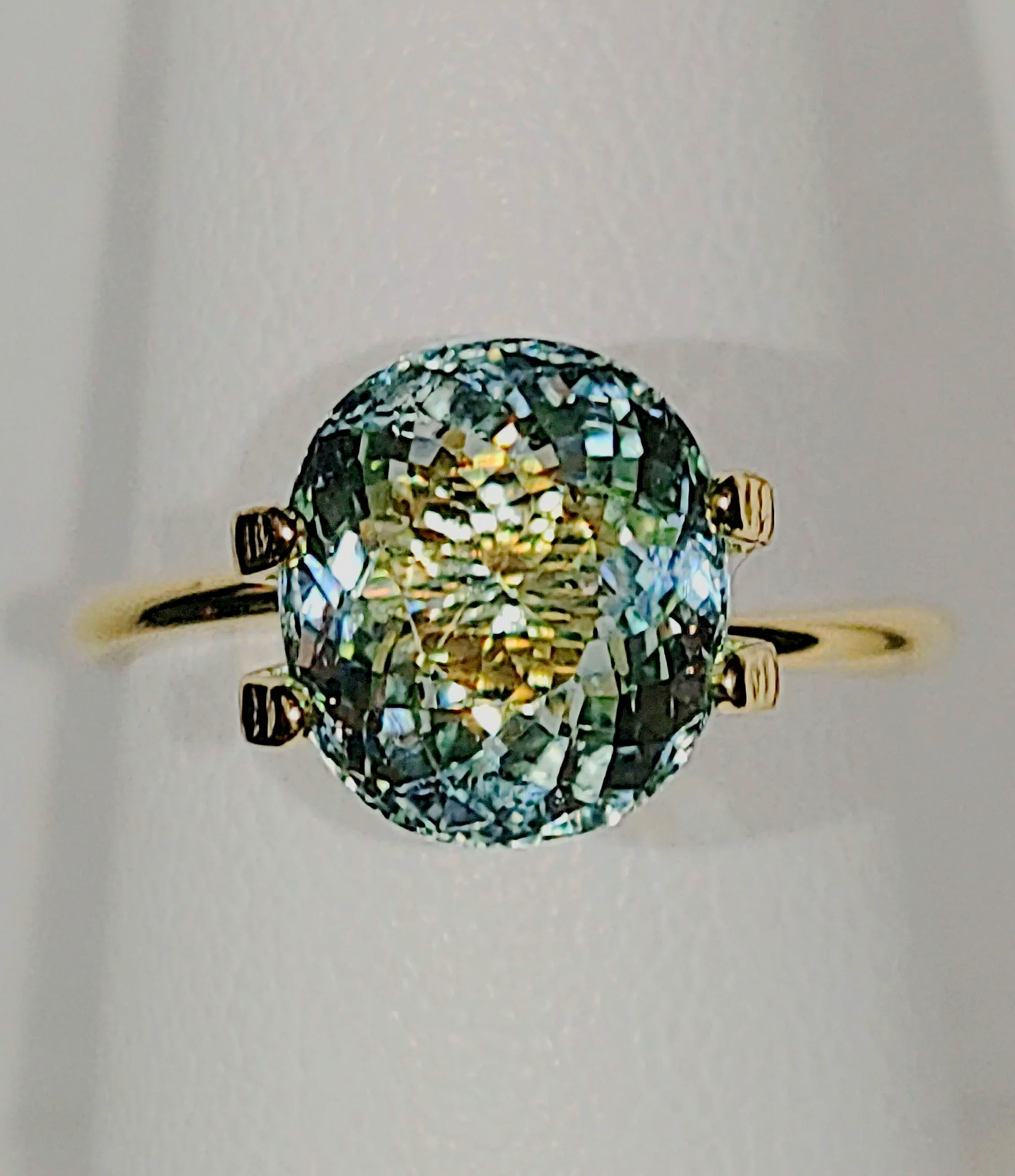 Genuine Neon Aqua Blue Titanium Tourmaline 2.94ct - TheCoveAtFoxHollow.com