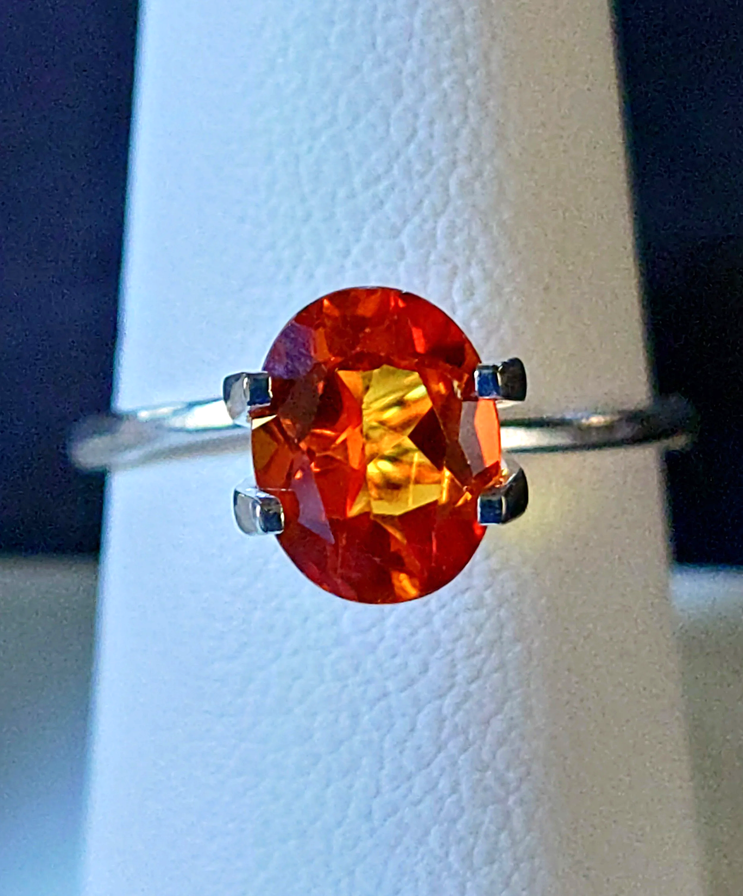Genuine Mandarin Garnet 2.37ct from TheCoveAtFoxHollow.com
