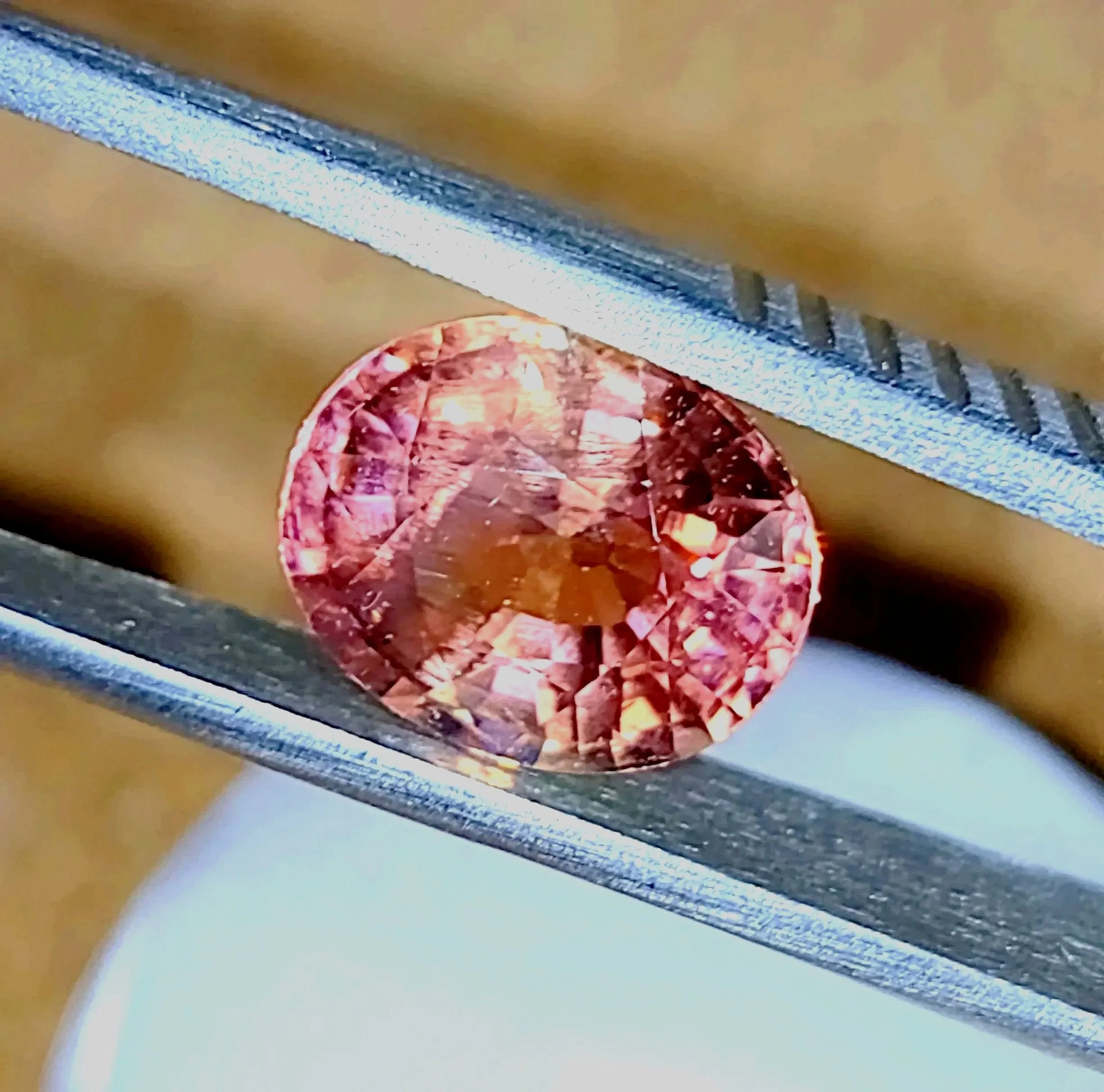 Genuine Neon Pink Orange Purple Titanium Tourmaline 3.26ct from TheCoveAtFoxHollow.com