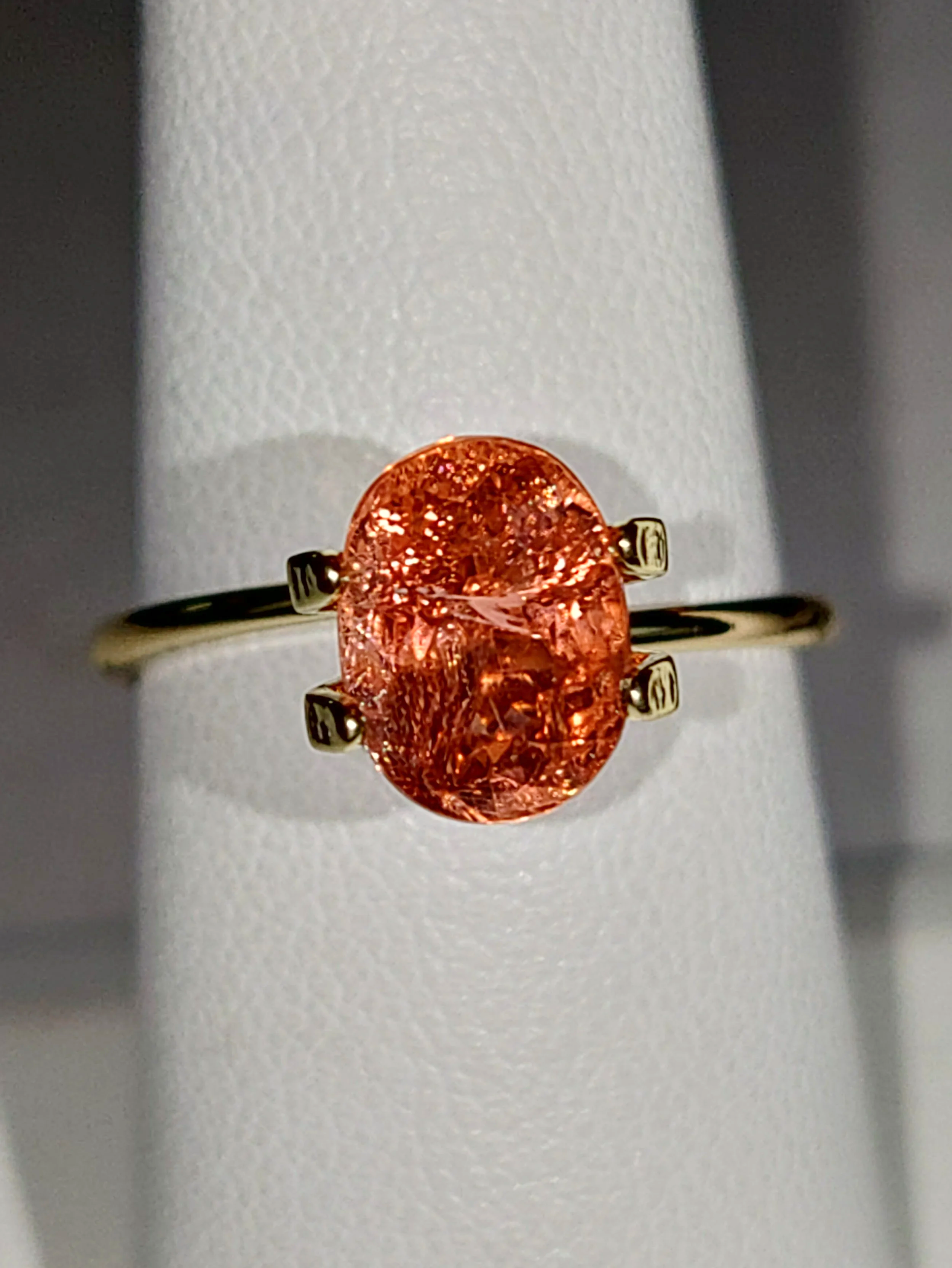 Genuine Neon Orange Titanium Tourmaline 2.07ct from TheCoveAtFoxHollow.com