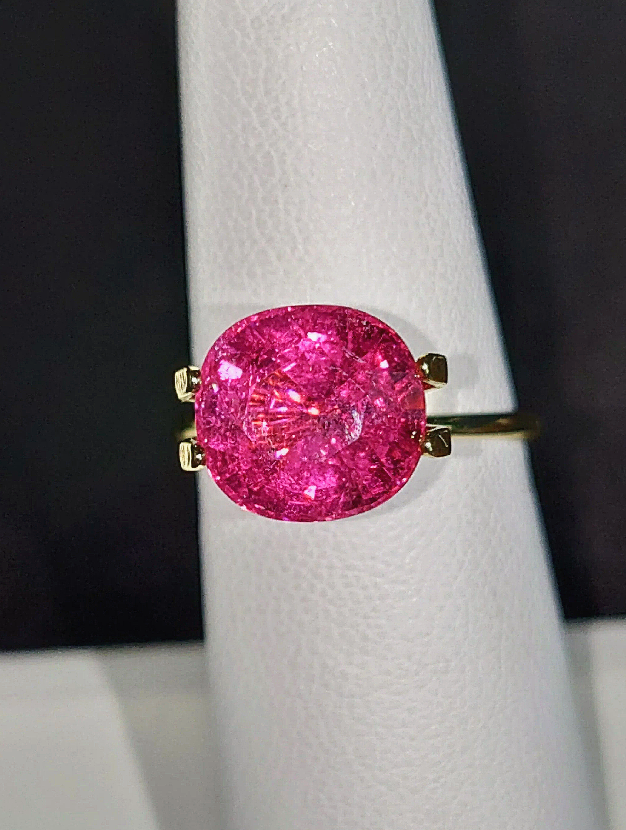 GIA Certified Genuine Rubellite Tourmaline 4.27ct from TheCoveAtFoxHollow.com