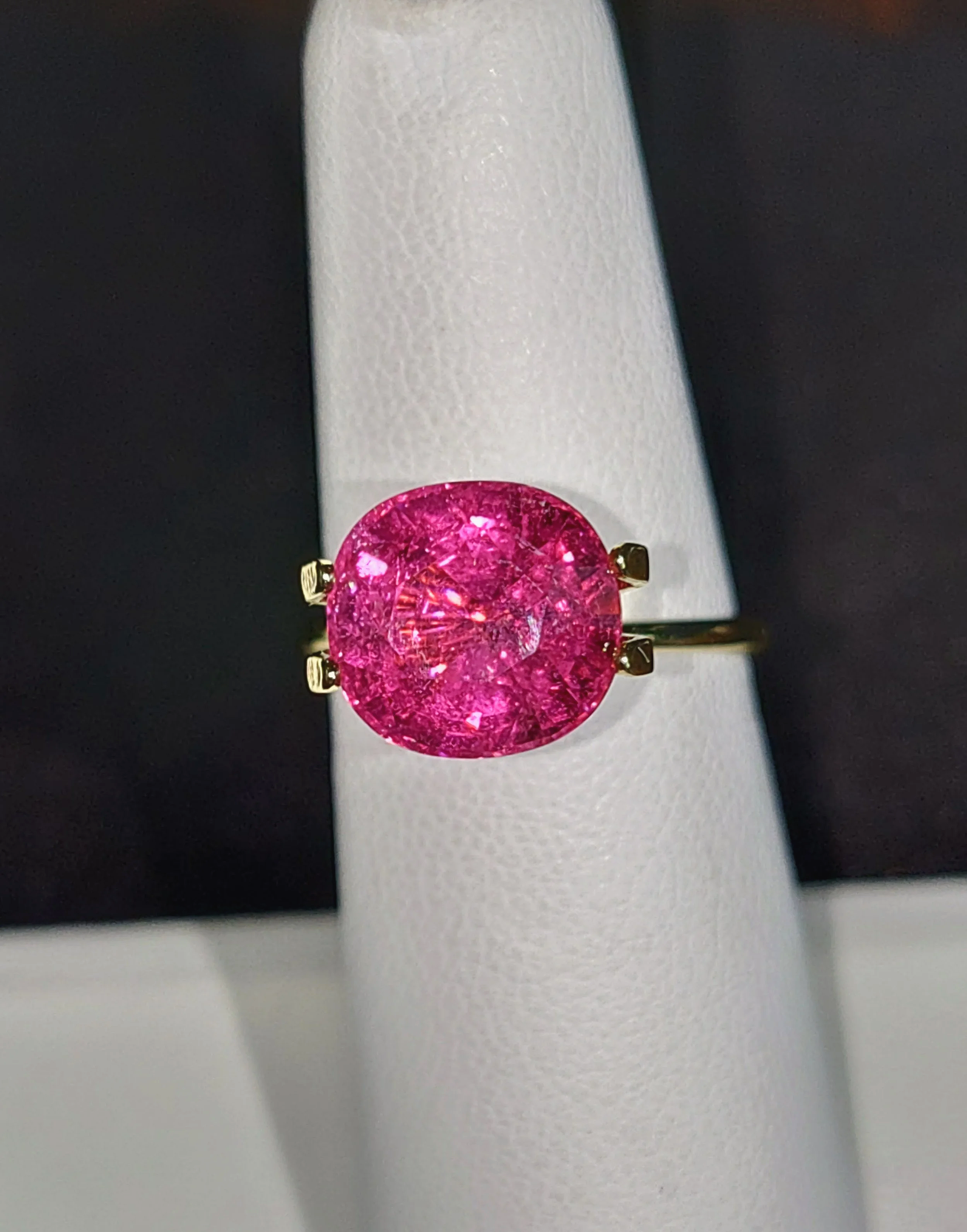 GIA Certified Genuine Rubellite Tourmaline 4.27ct from TheCoveAtFoxHollow.com