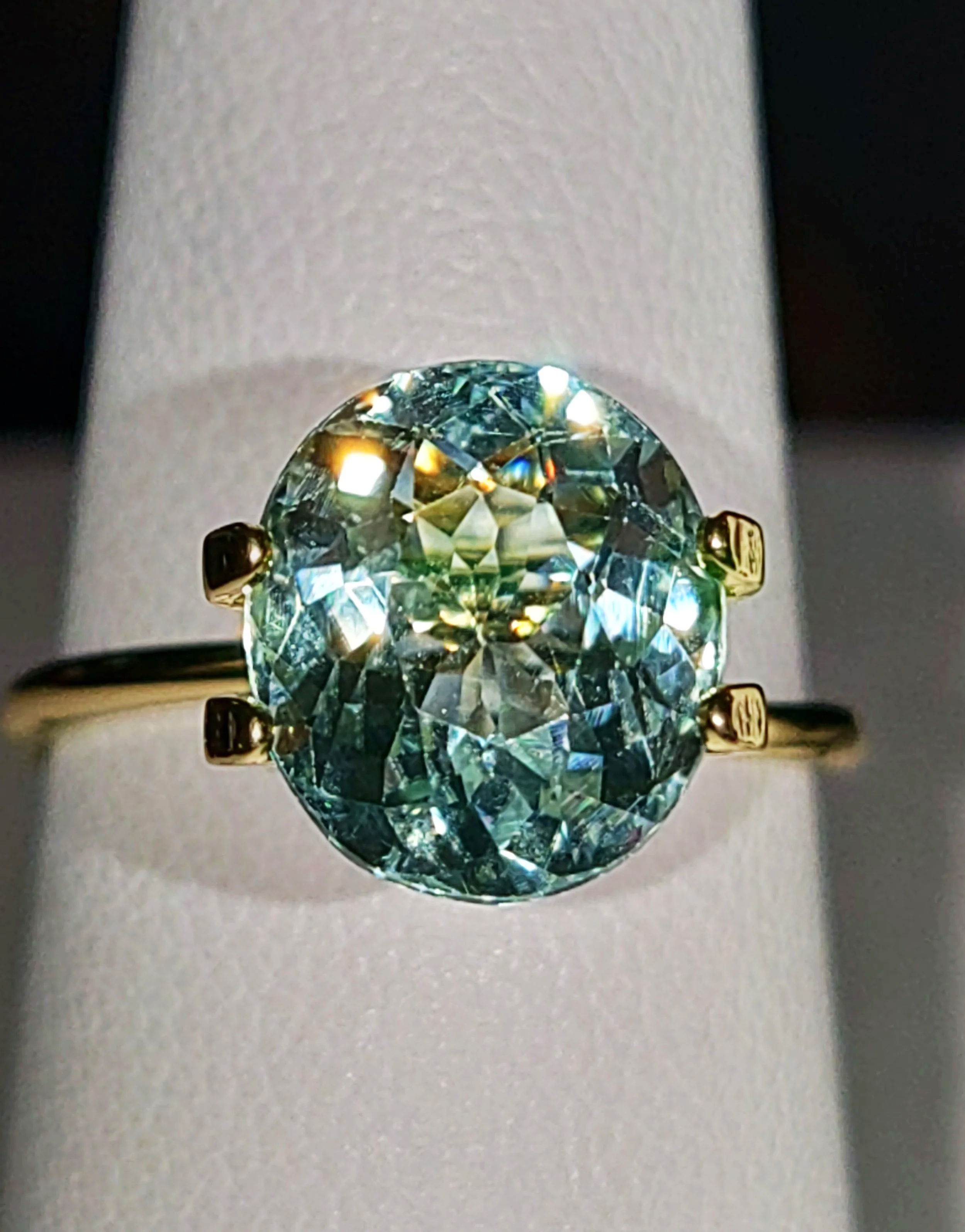 Neon Seafoam Titanium Tourmaline 3.18ct