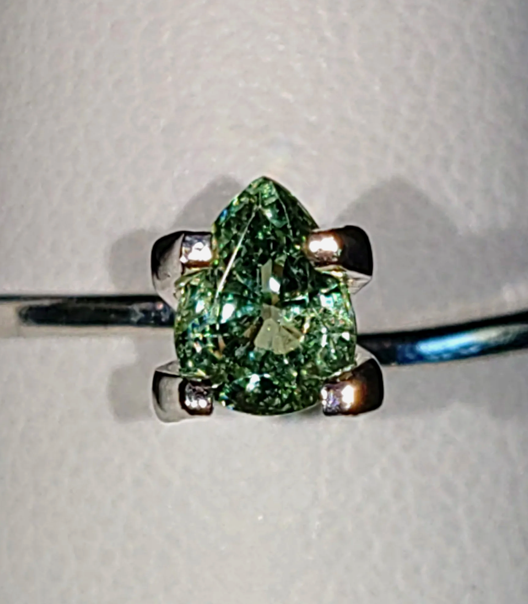 Genuine Green Dragon Mine Precious Demantoid Garnet .67ct from TheCoveAtFoxHollow.com