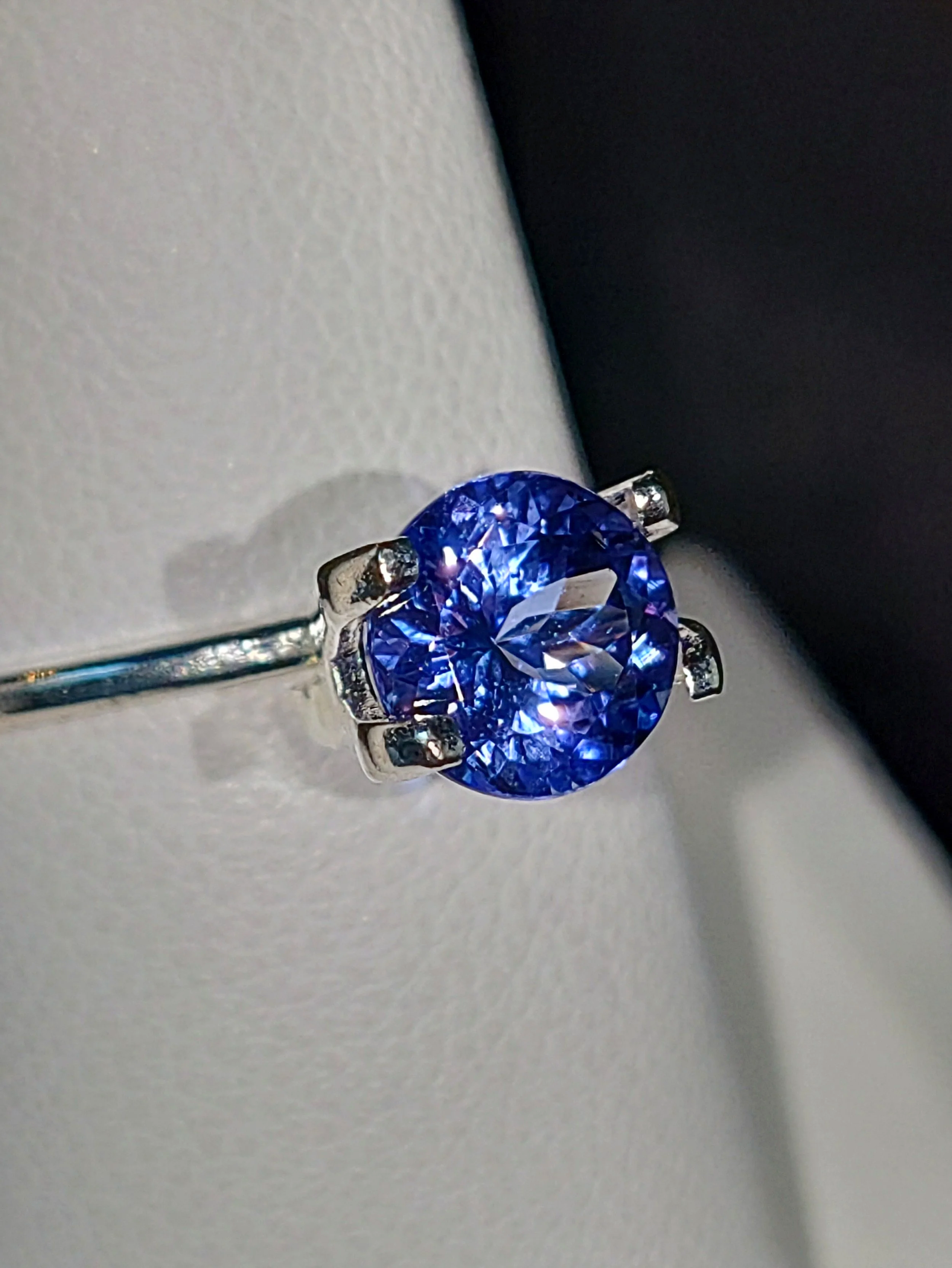 Genuine Tanzanite 1.29ct from TheCoveAtFoxHollow.com