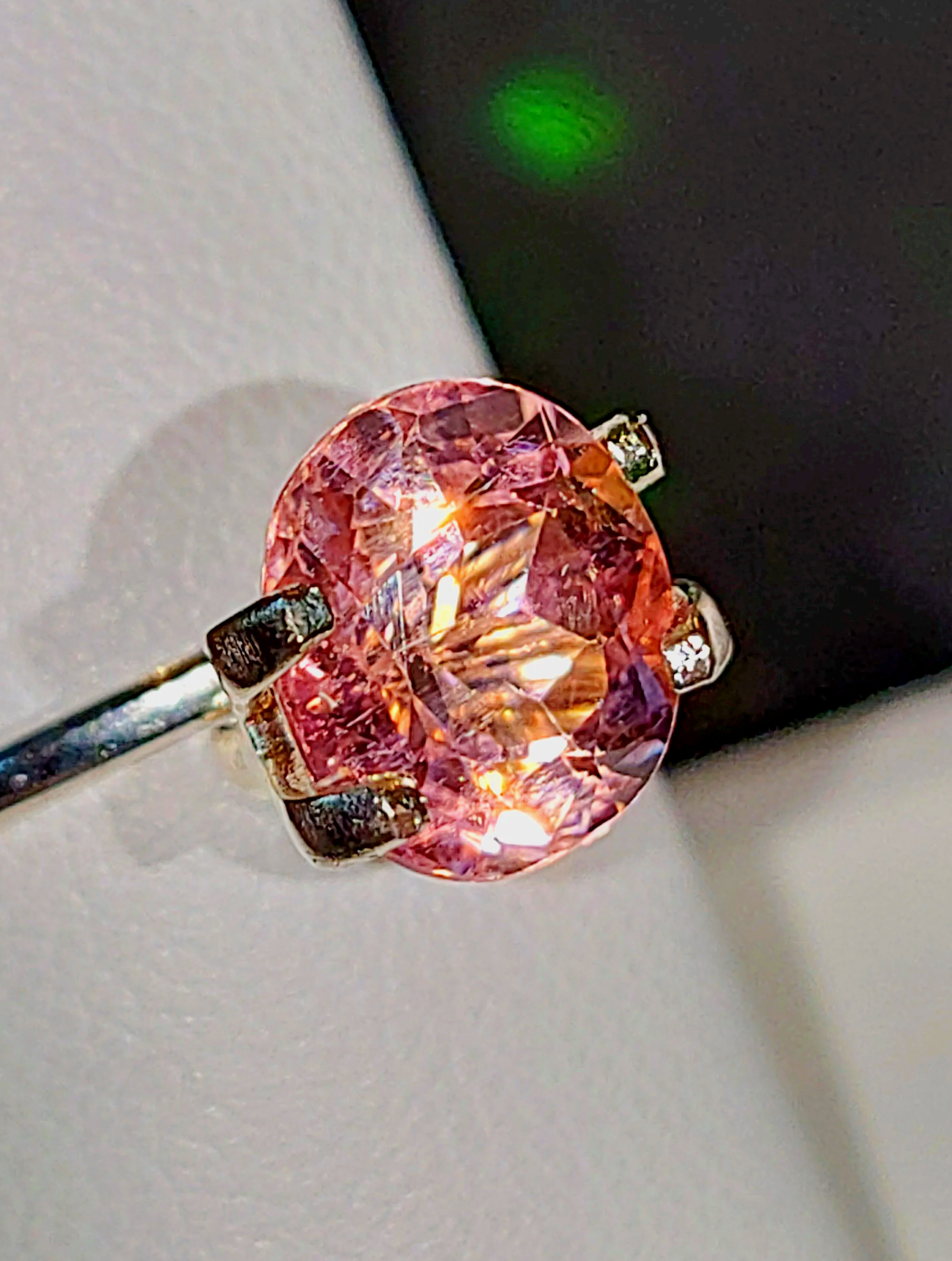 Genuine Neon Light Pink Titanium Tourmaline 2.21ct from TheCoveAtFoxHollow.com