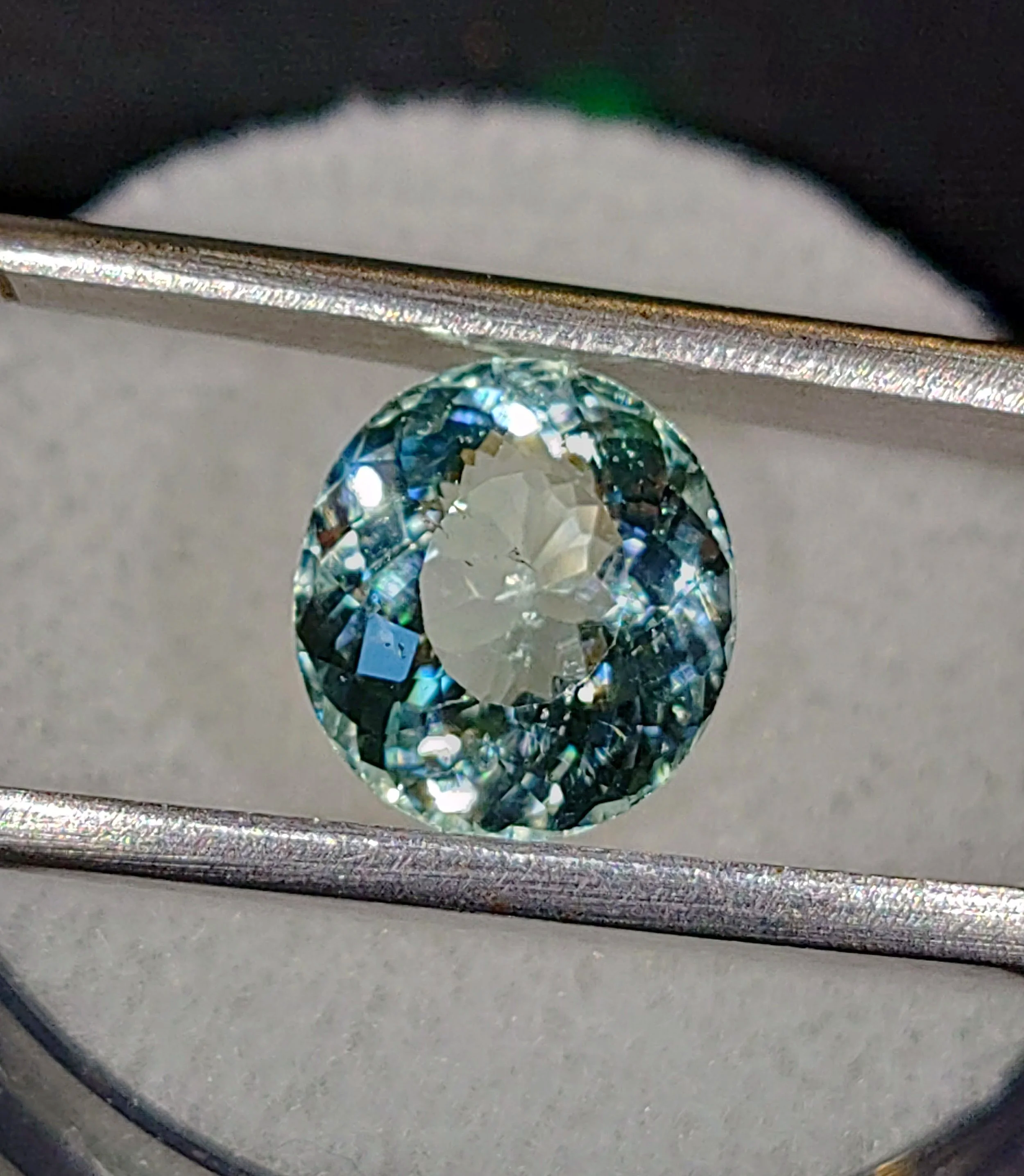 Genuine Neon Seafoam Titanium Tourmaline 2.60ct from TheCoveAtFoxHollow.com