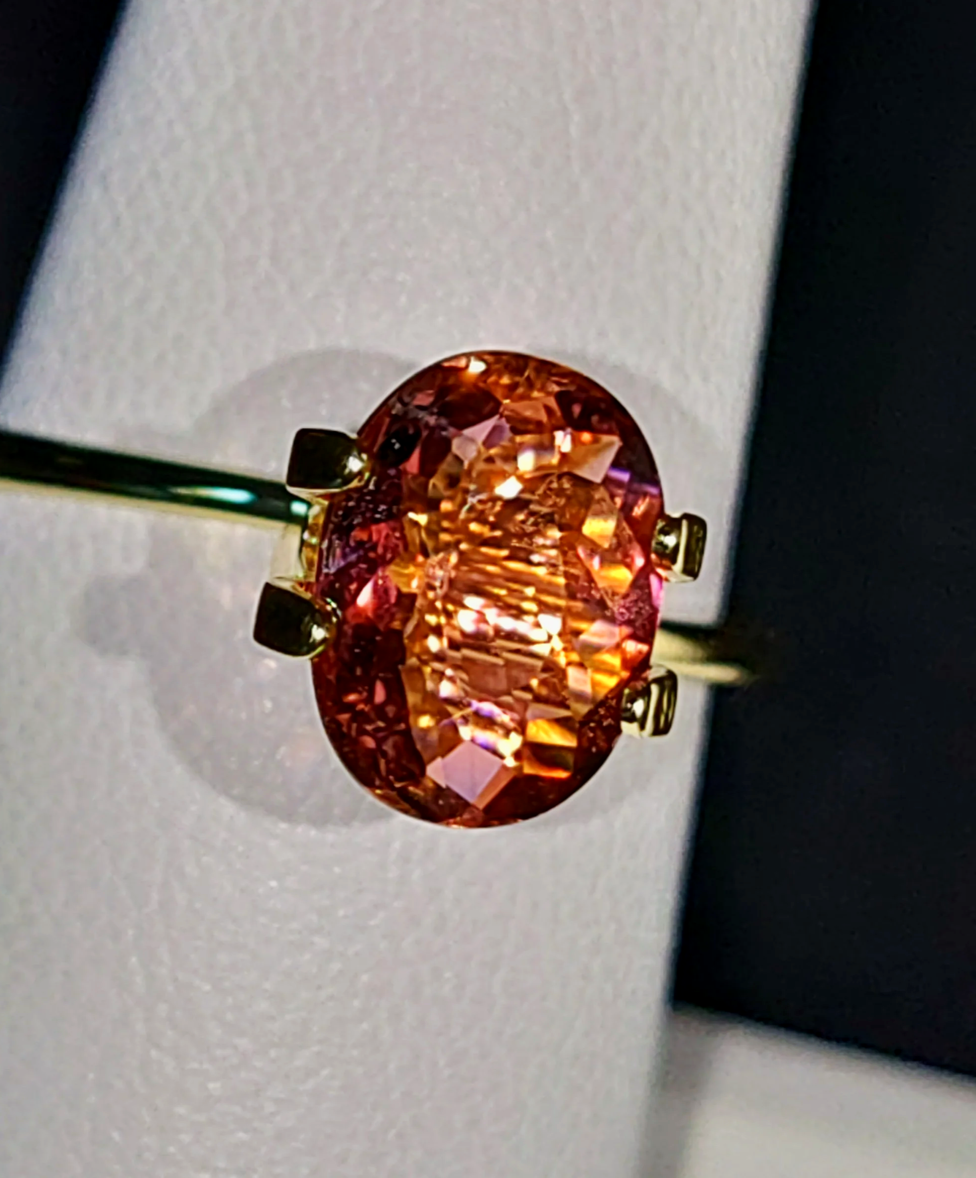 Genuine Neon Hot Pink Titanium Tourmaline 1.74ct from TheCoveAtFoxHollow.com