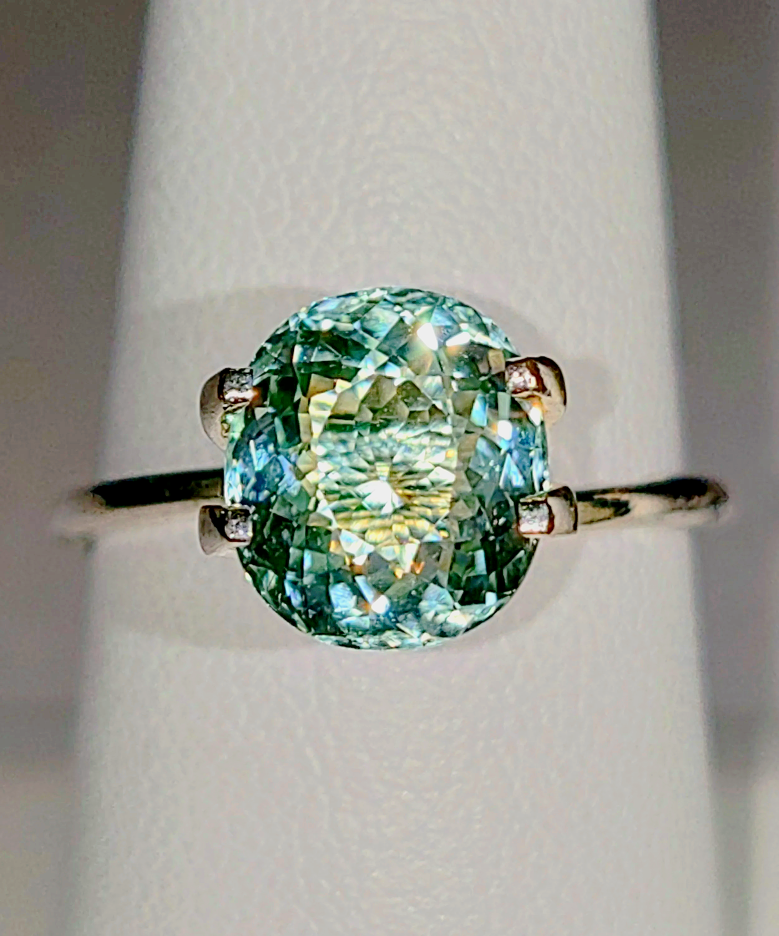 Neon Aqua Blue Titanium Tourmaline 2.94ct