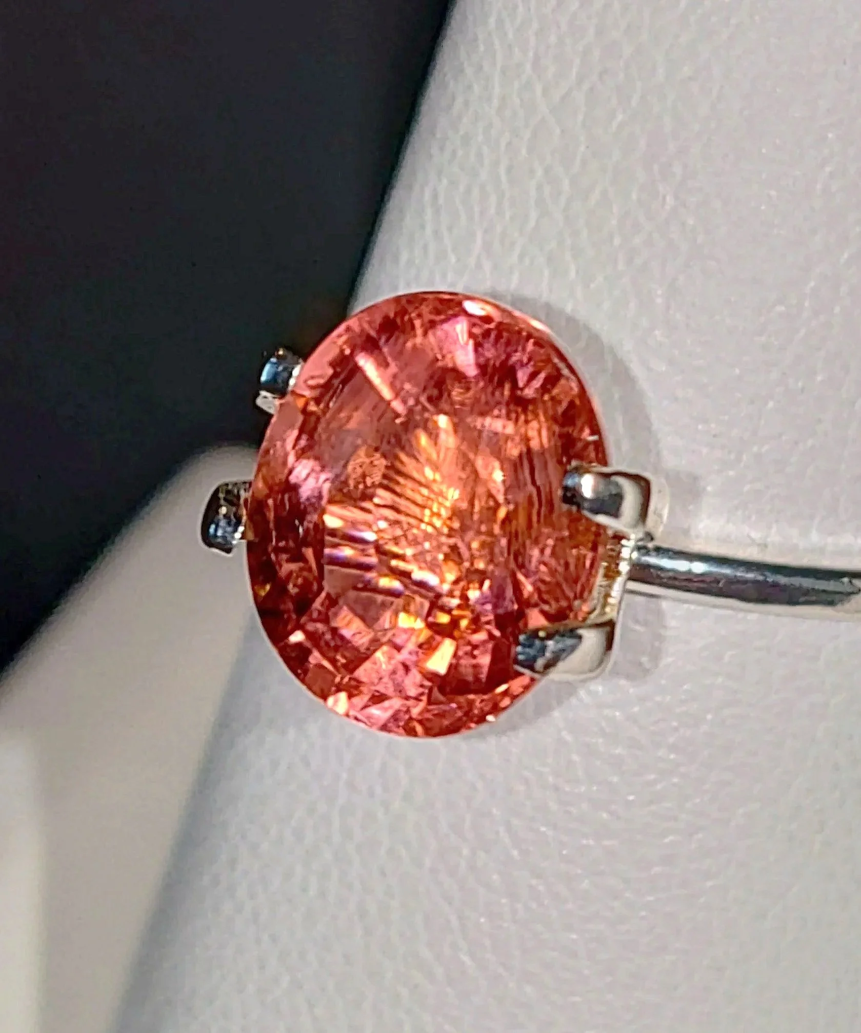 Genuine Neon Pink Orange Purple Titanium Tourmaline 3.26ct from TheCoveAtFoxHollow.com