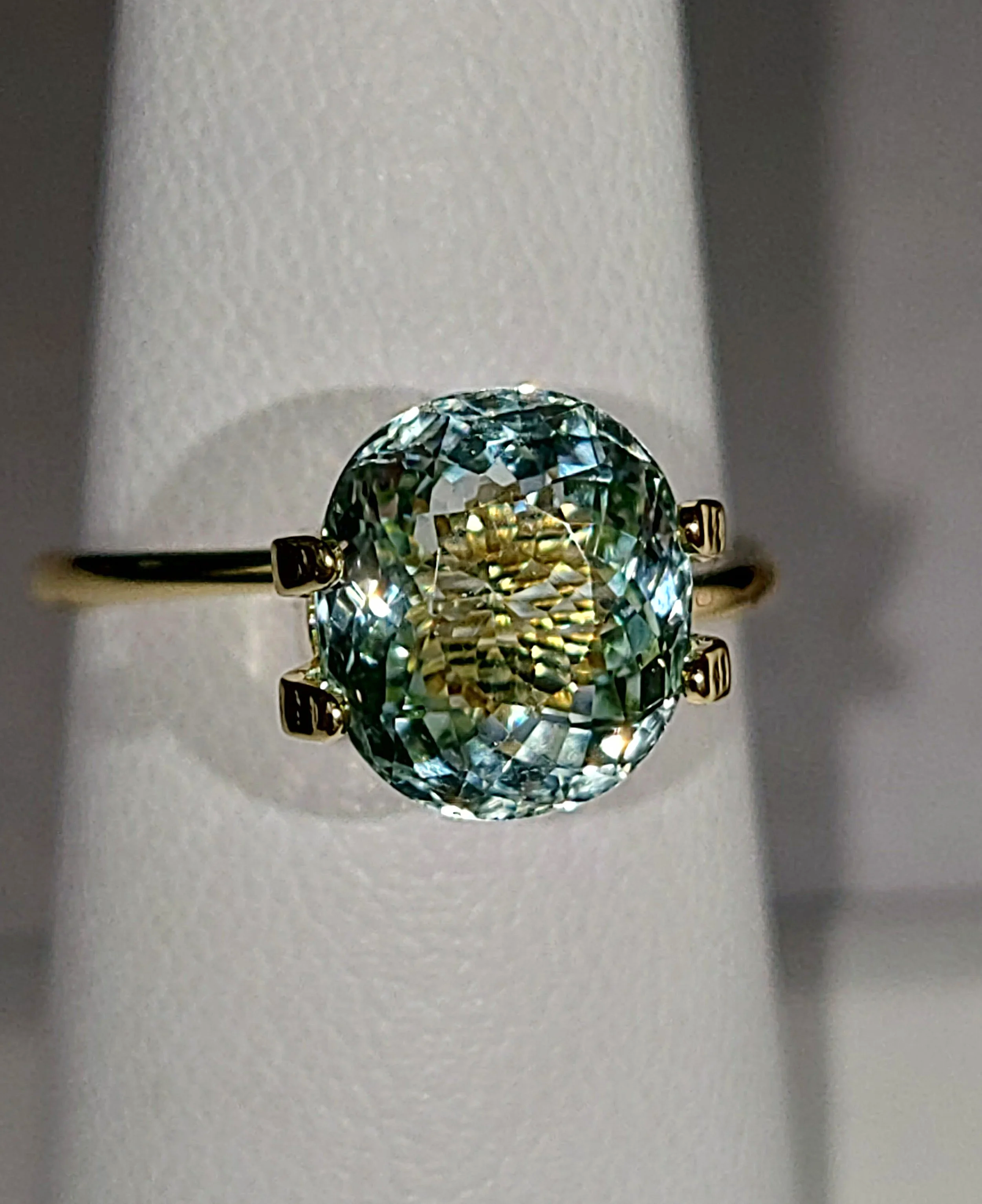 Genuine Neon Aqua Blue Titanium Tourmaline 2.94ct - TheCoveAtFoxHollow.com