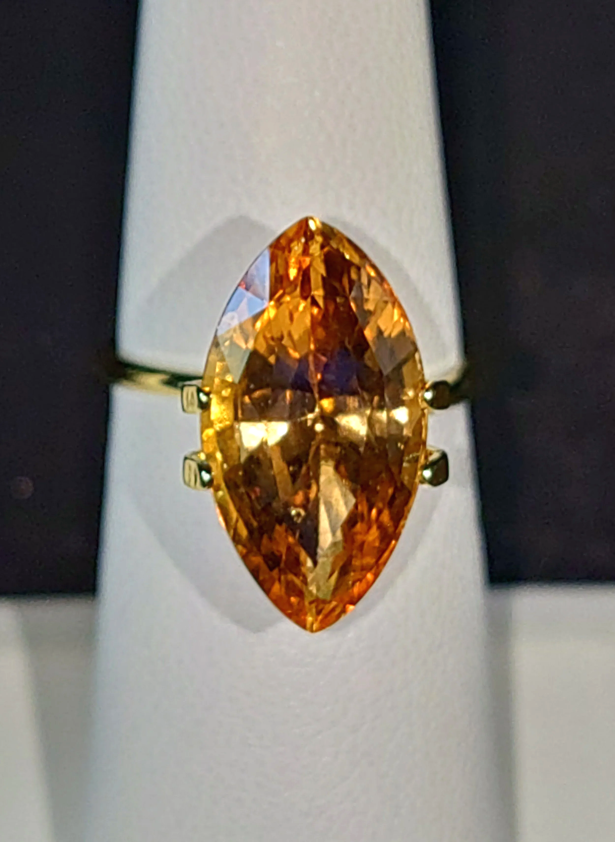Genuine Imperial Hessonite Garnet 7.75ct from TheCoveAtFoxHollow.com