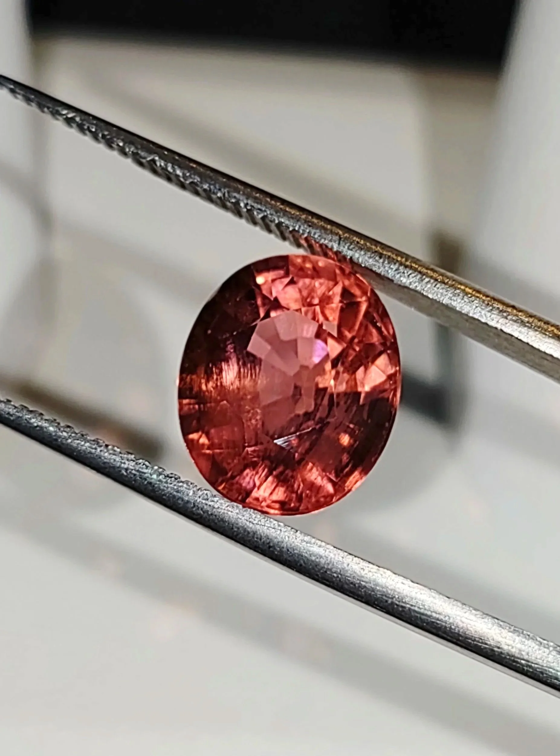 Genuine Neon Pink Orange Purple Titanium Tourmaline 3.26ct from TheCoveAtFoxHollow.com