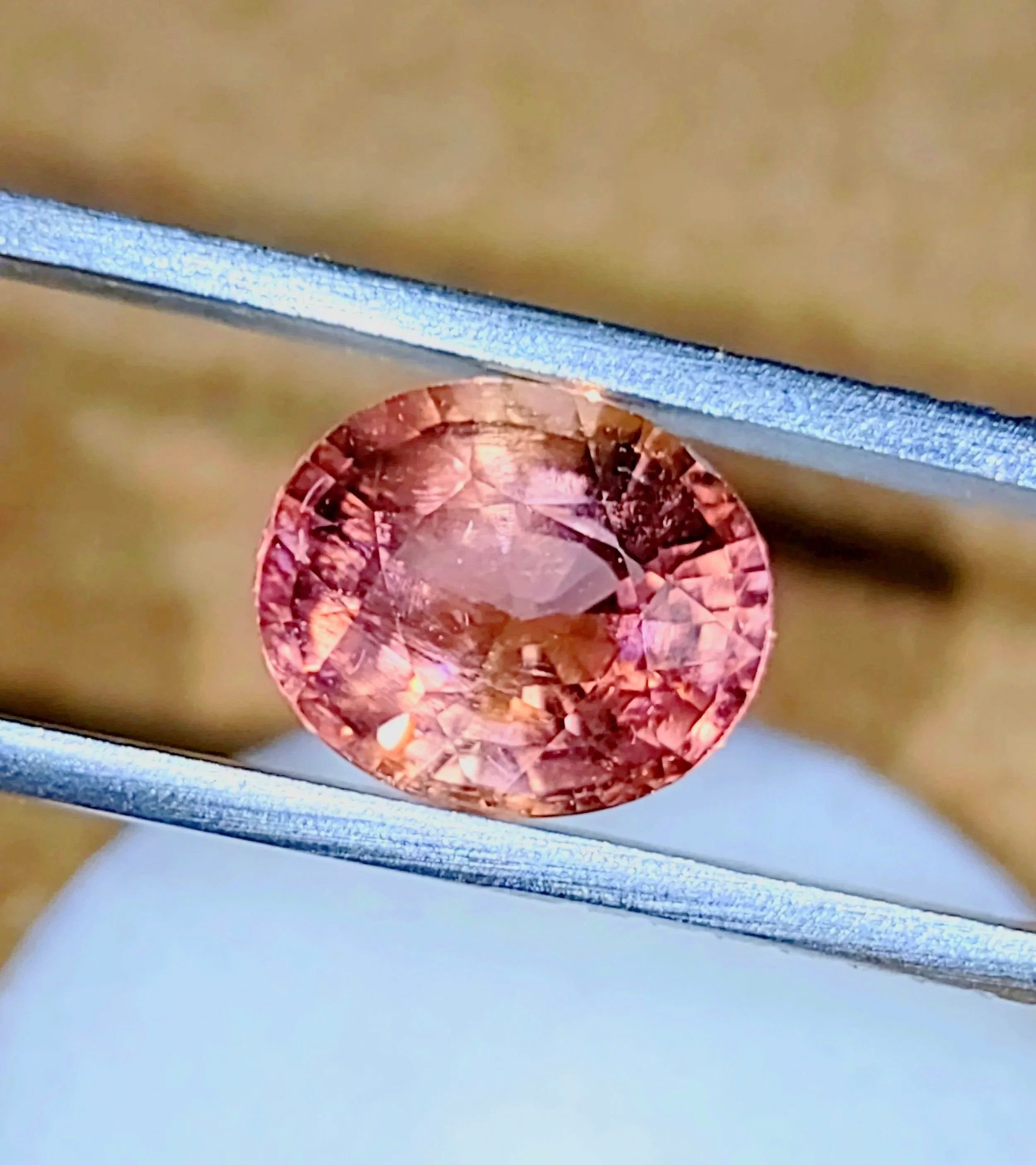 Genuine Neon Pink Orange Purple Titanium Tourmaline 3.26ct from TheCoveAtFoxHollow.com