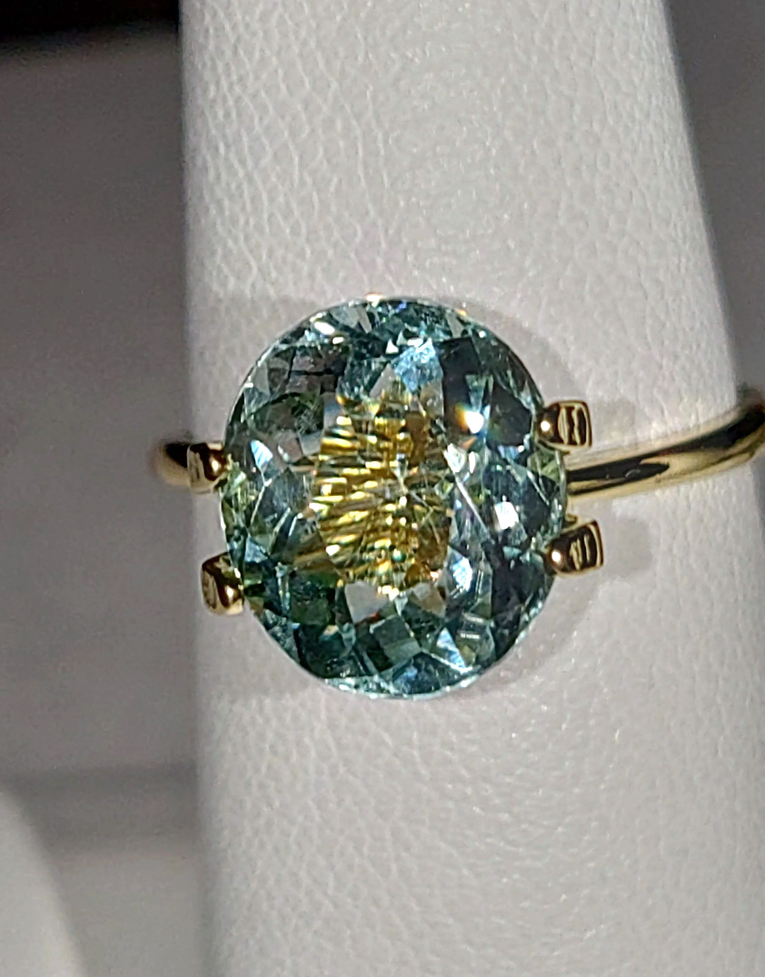 Genuine Neon Seafoam Titanium Tourmaline 3.18ct from TheCoveAtFoxHollow.com