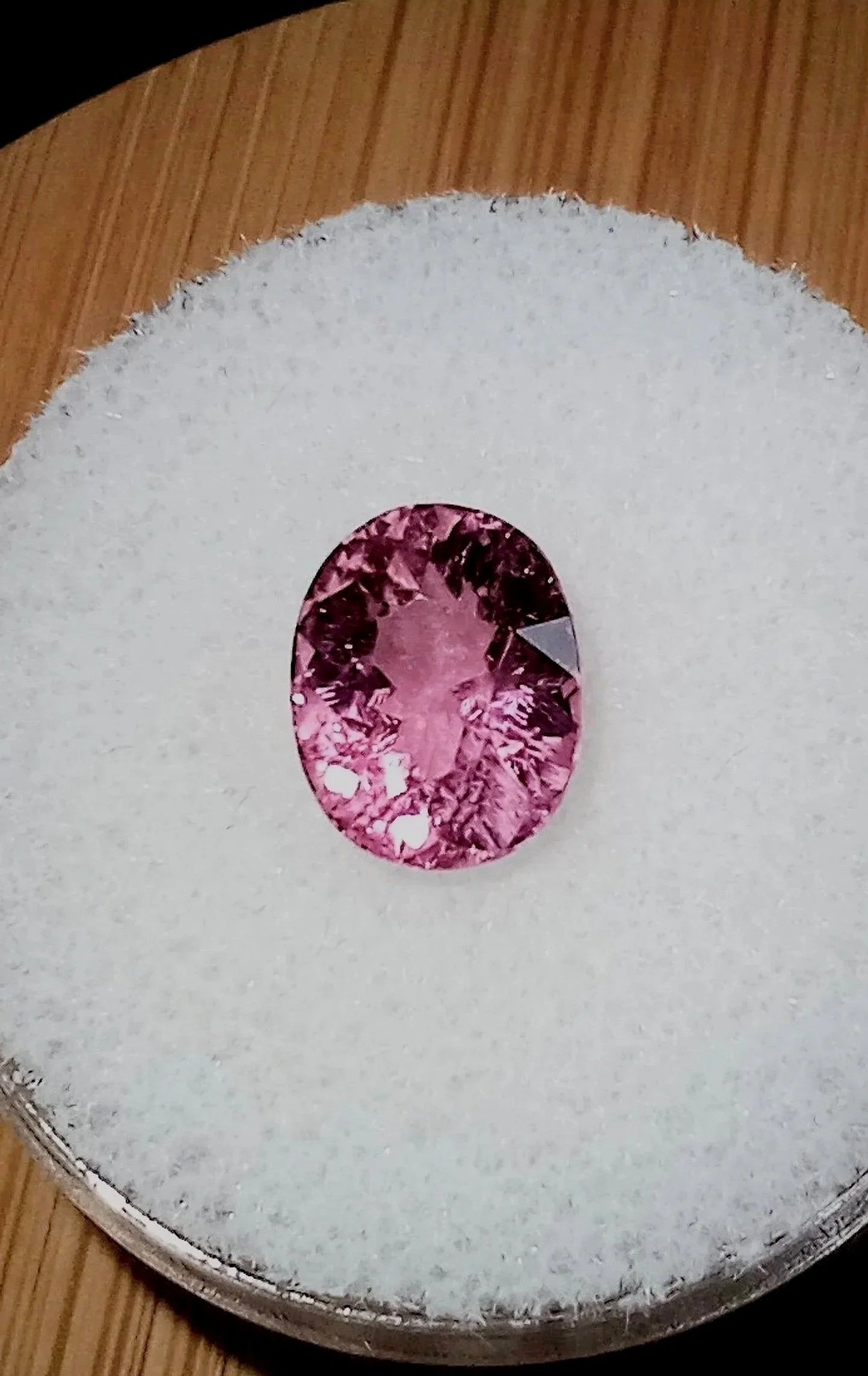Genuine Neon Hot Pink Titanium Tourmaline 2.58ct TheCoveAtFoxHollow.com
