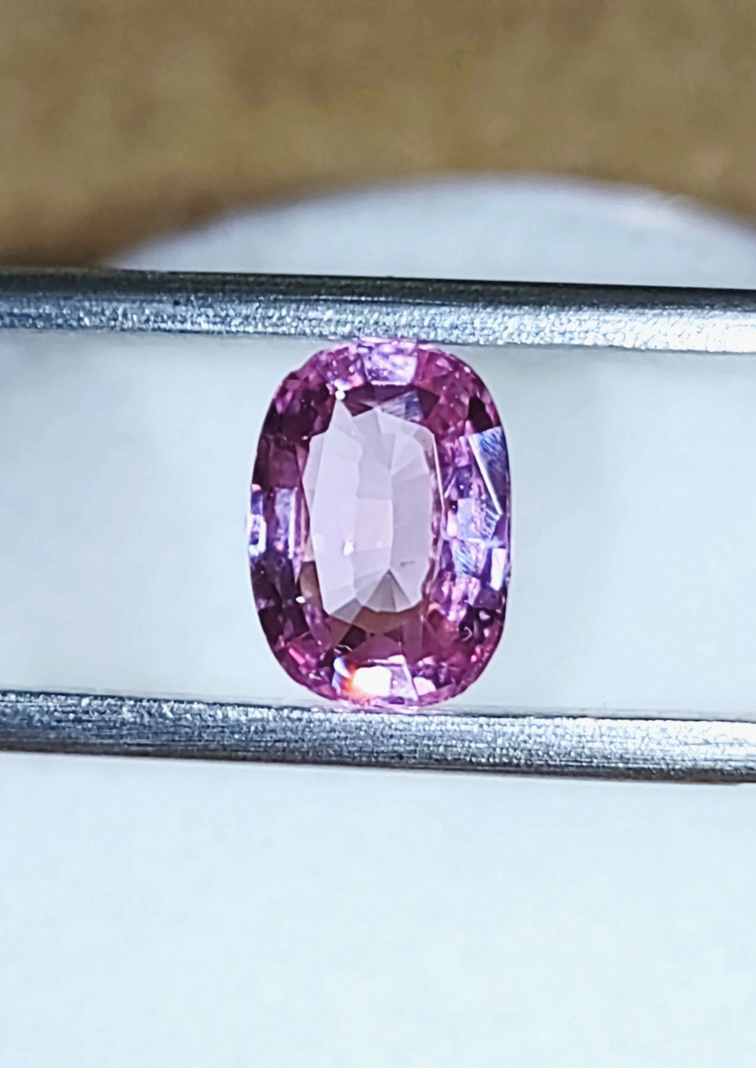 GIA Certified Pink Sapphire 1.16ct from thecoveatfoxhollow.com