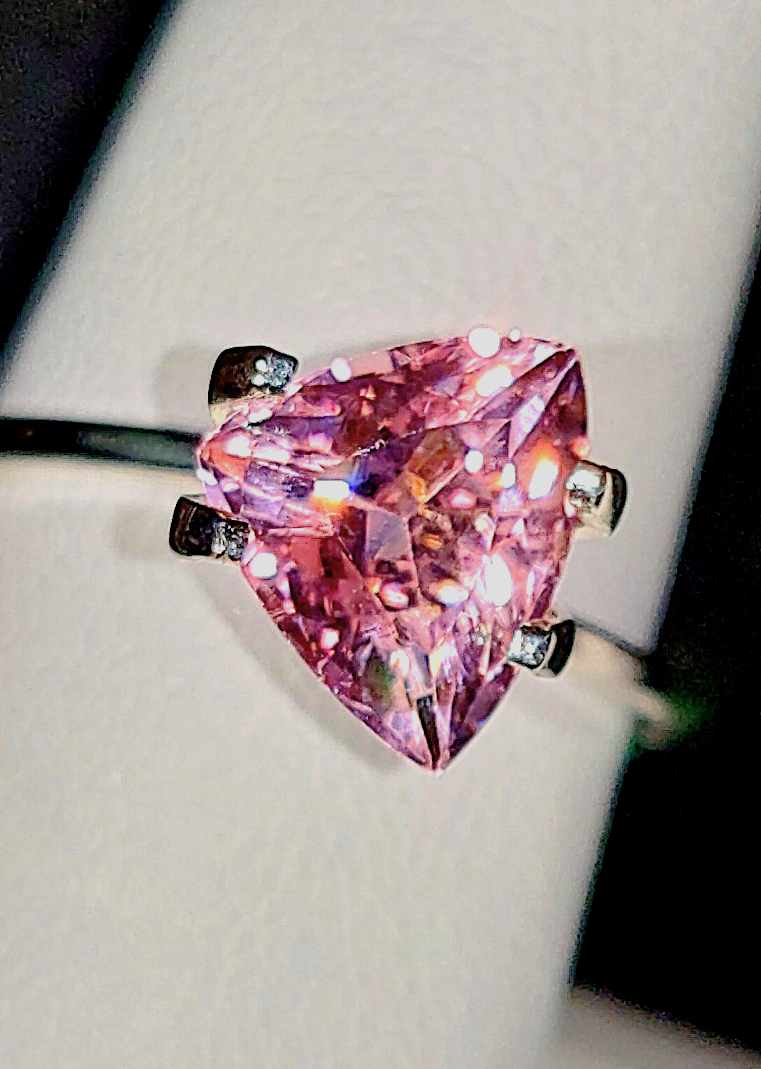 GIA Certified Genuine Neon Pink Titanium Tourmaline 2.14ct from TheCoveAtFoxHollow.com